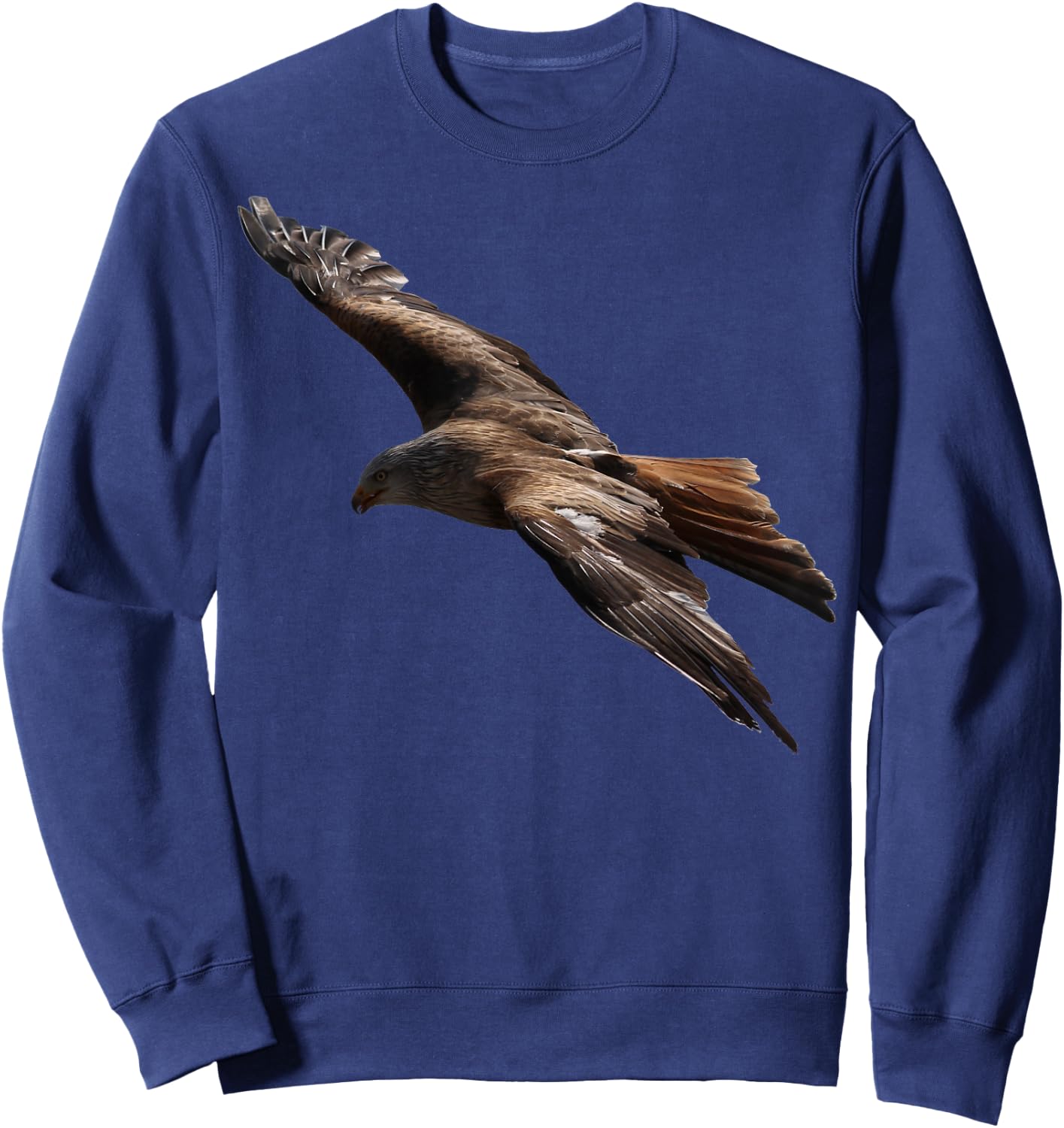 Golden Eagle Flight Birding Raptor Photo Bird Lover Sweatshirt - Sweatshirt | Navy