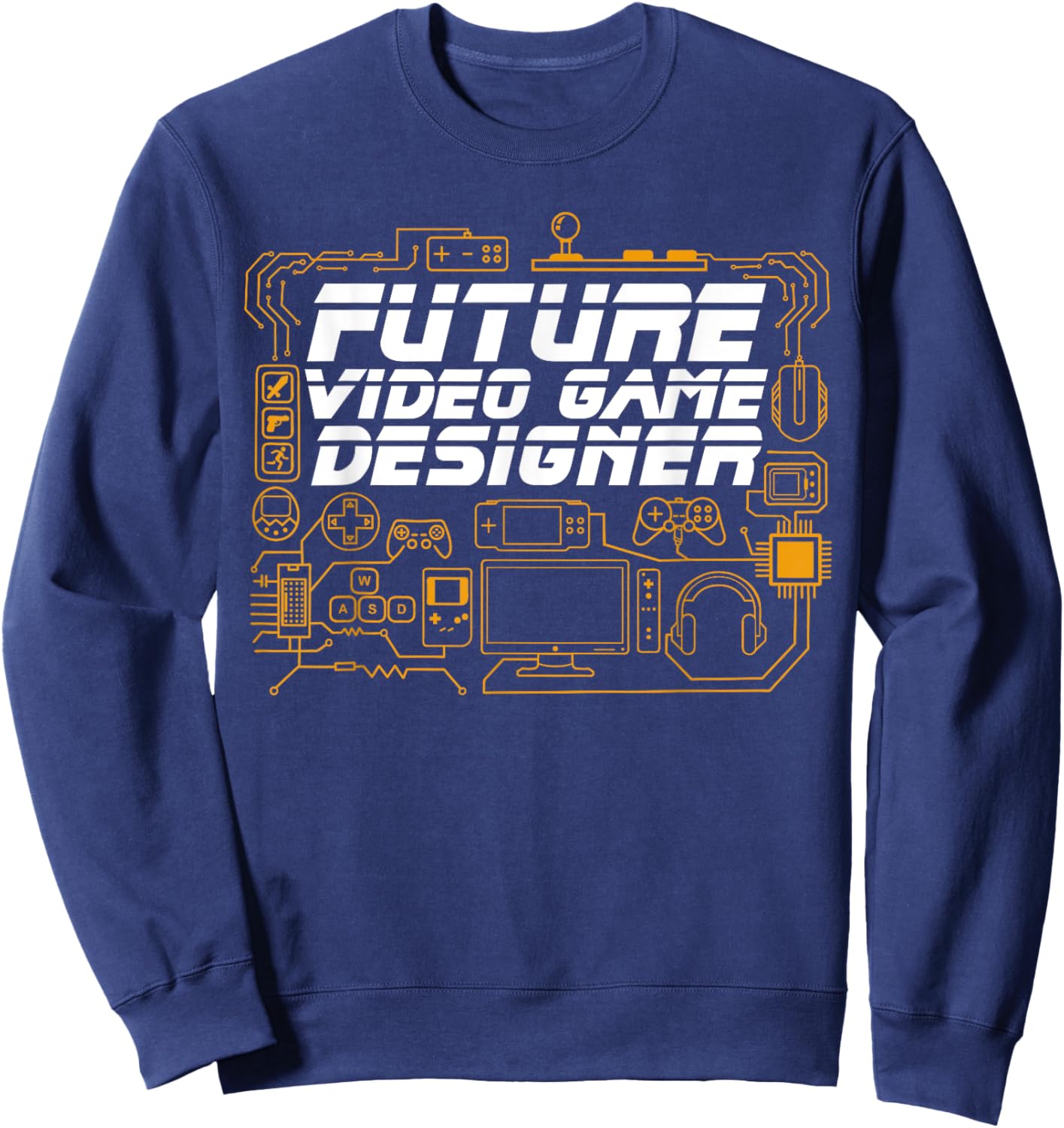 Future Video Game Designer Programmer Coding Gamer Gift Sweatshirt - Sweatshirt | Navy