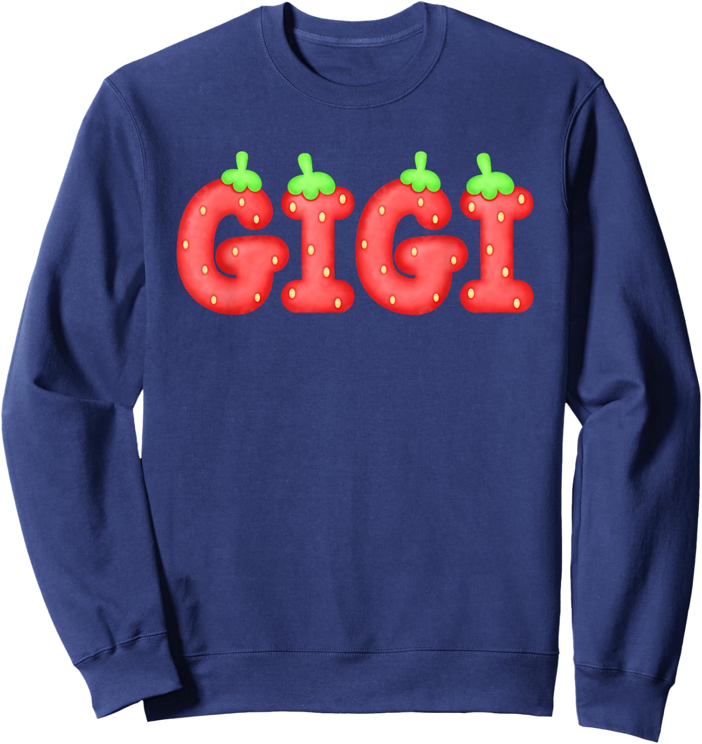 Gigi Strawberry Berry First Birthday Family Matching Sweatshirt - Sweatshirt | Navy