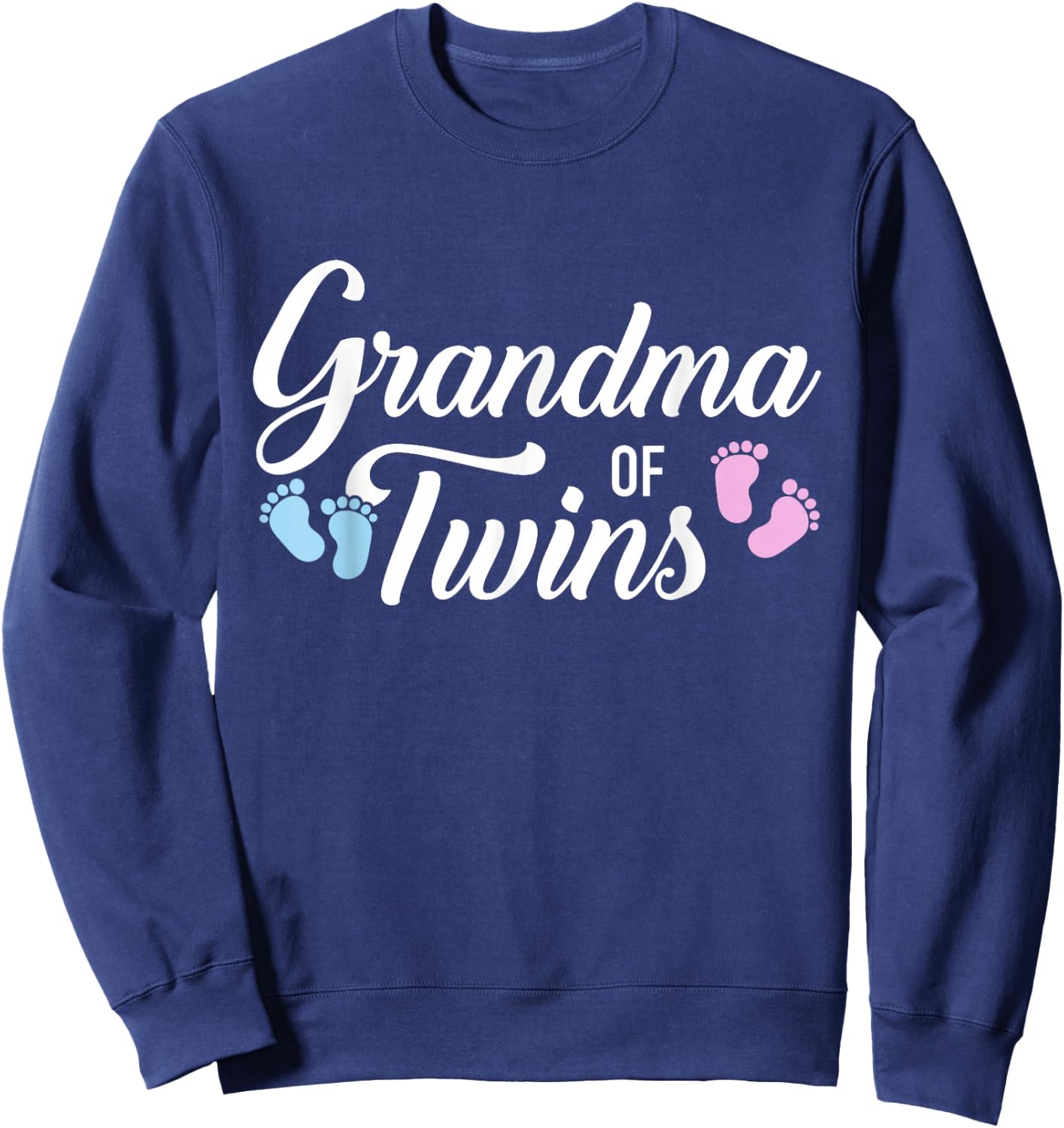 Grandma of Twins Sweatshirt - Sweatshirt | Navy