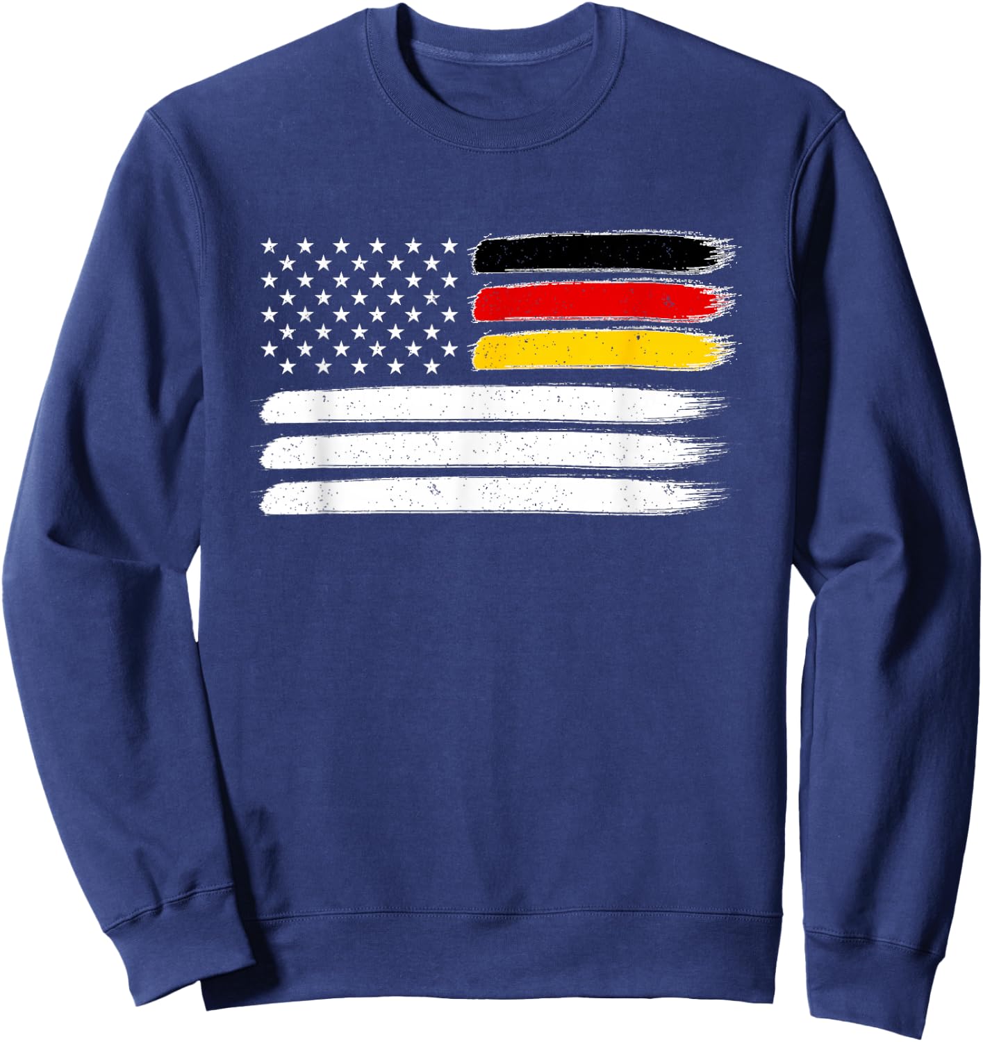 German American Flag Germany USA Shirt Sweatshirt - Sweatshirt | Navy