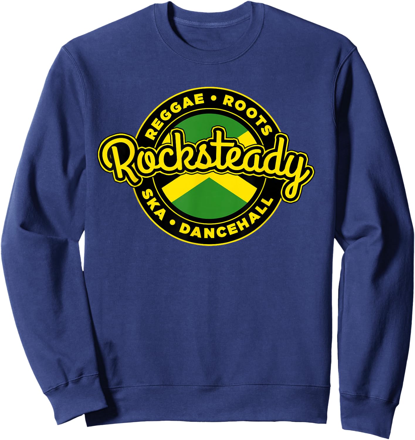Rocksteady Skinhead Reggae Roots Ska Dancehall Jamaican Sweatshirt - Sweatshirt | Navy
