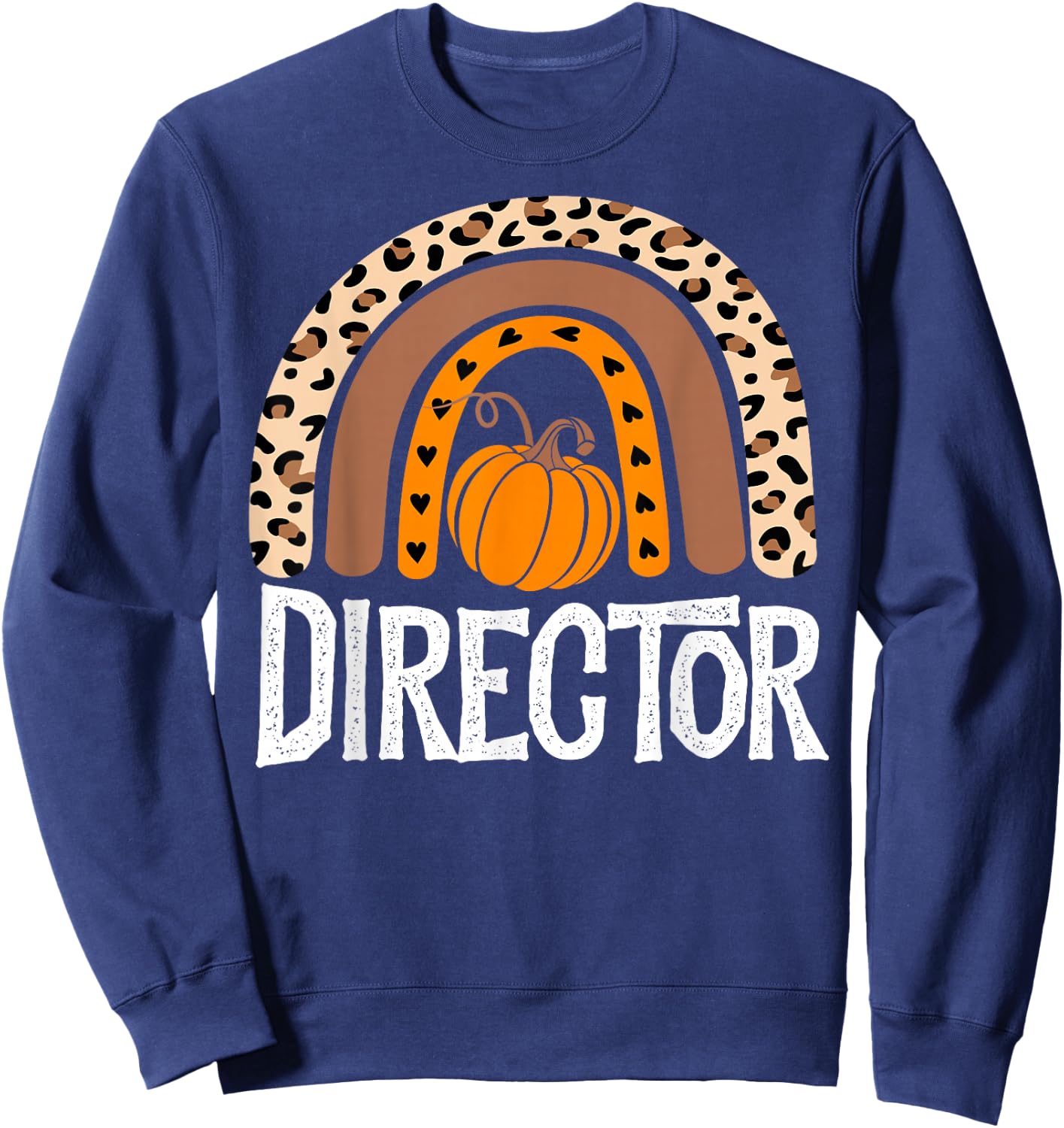 Thanksgiving Party School Matching Director Squad Team Fall Sweatshirt - Sweatshirt | Navy