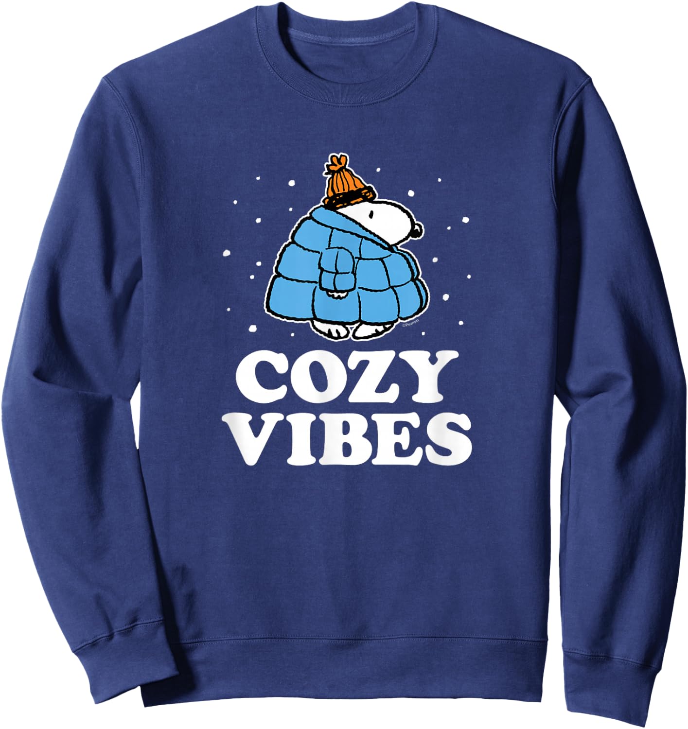 Peanuts - Puffer - Cozy Vibes Sweatshirt - Sweatshirt | Navy