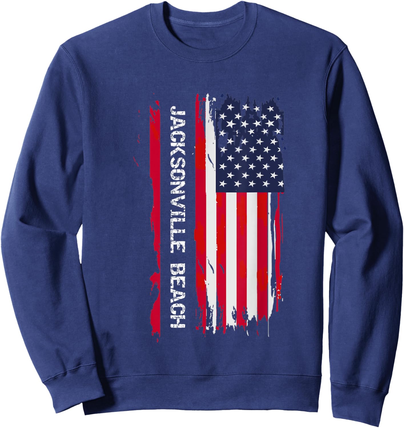 Jacksonville Beach City Women Kids Sweatshirt - Sweatshirt | Navy