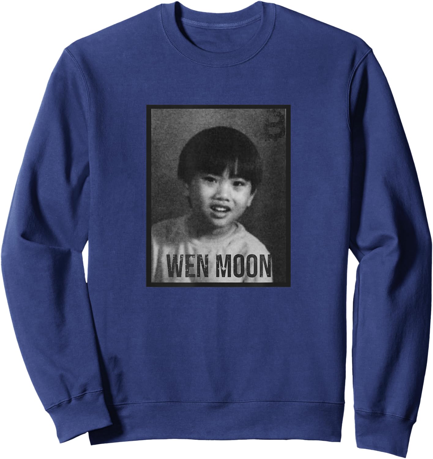 Wen Moon Crypto Wallstreet Bets Meme BTC Sweatshirt - Sweatshirt | Navy