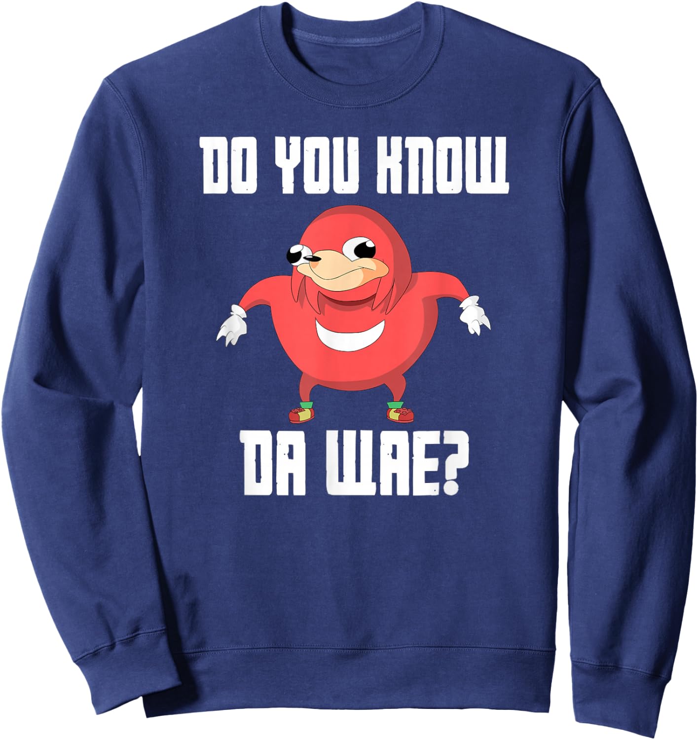 Funny Do You Know Da Wae Way Now Uganda Sweatshirt - Sweatshirt | Navy