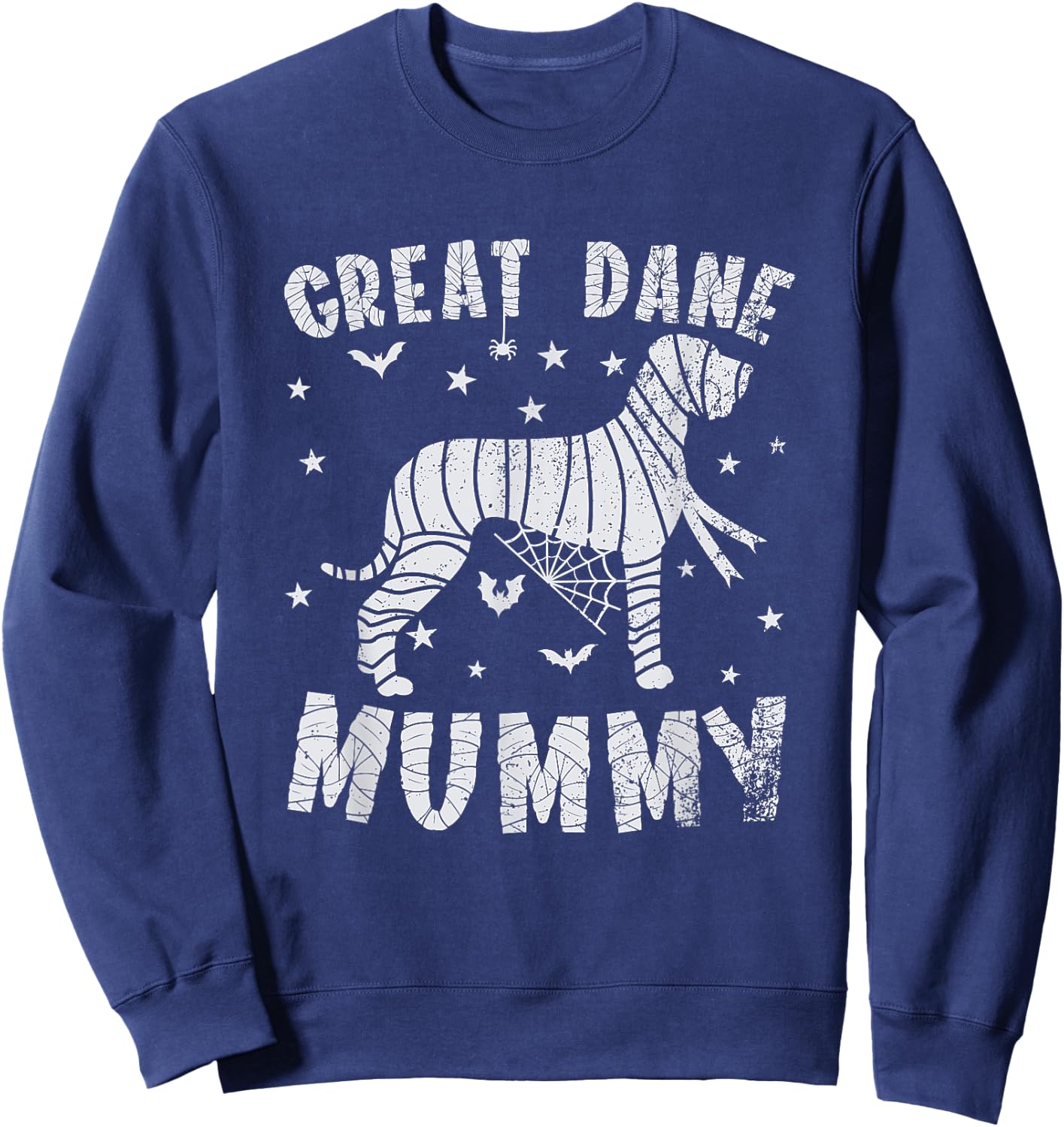 Great Dane Mama - Halloween Sweatshirt - Sweatshirt | Navy