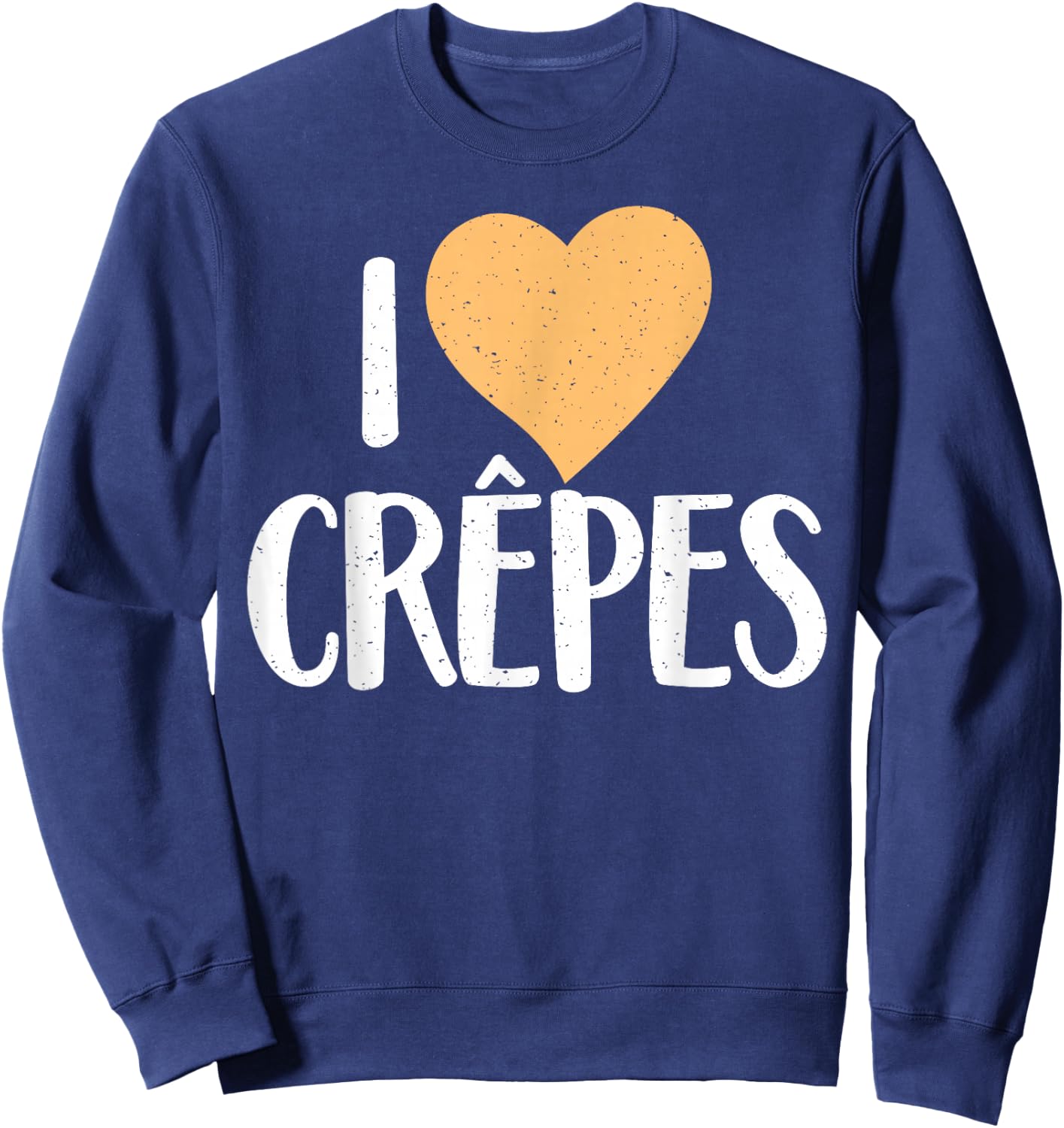 I love Crepes Sweatshirt - Sweatshirt | Navy
