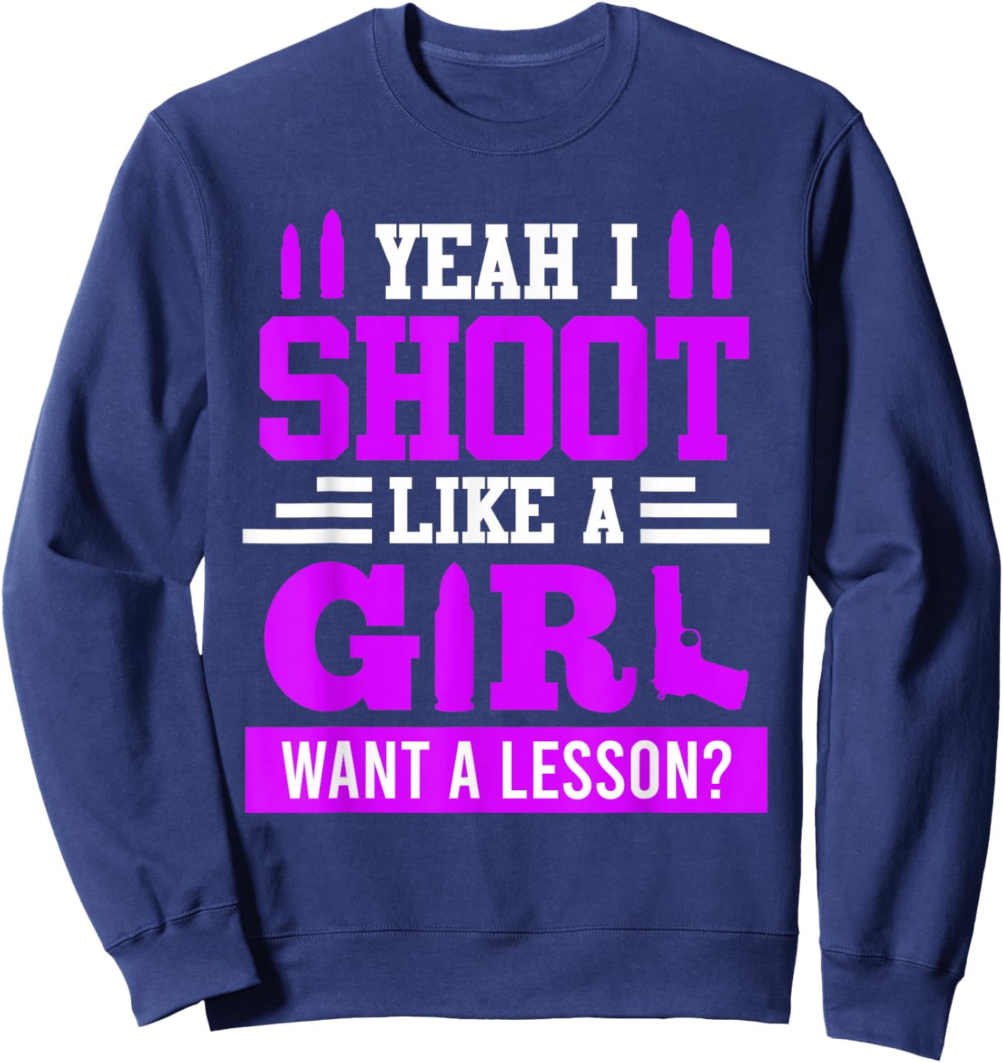 Shoot like a Girl Women's Shooting Sweatshirt - Sweatshirt | Navy