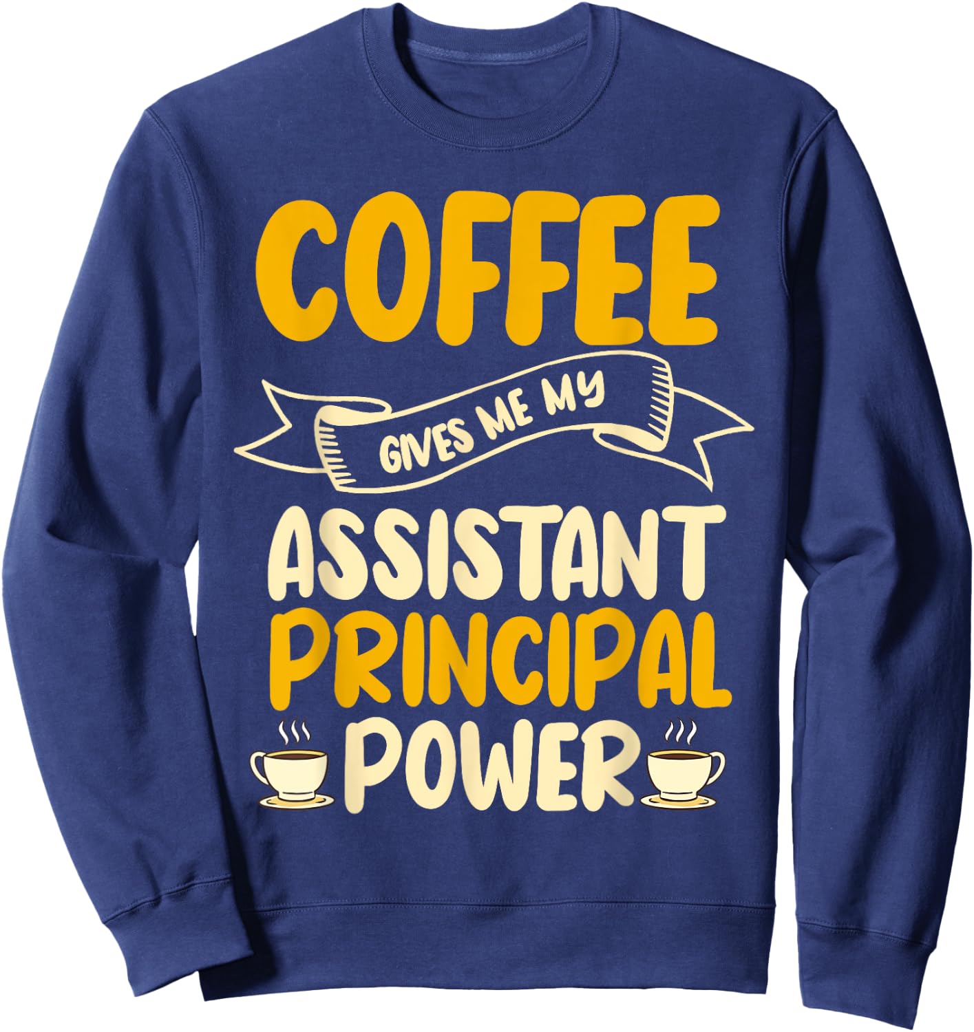 Assistant Principal School Head Teacher Headmistress Women Kids Sweatshirt - Sweatshirt | Navy