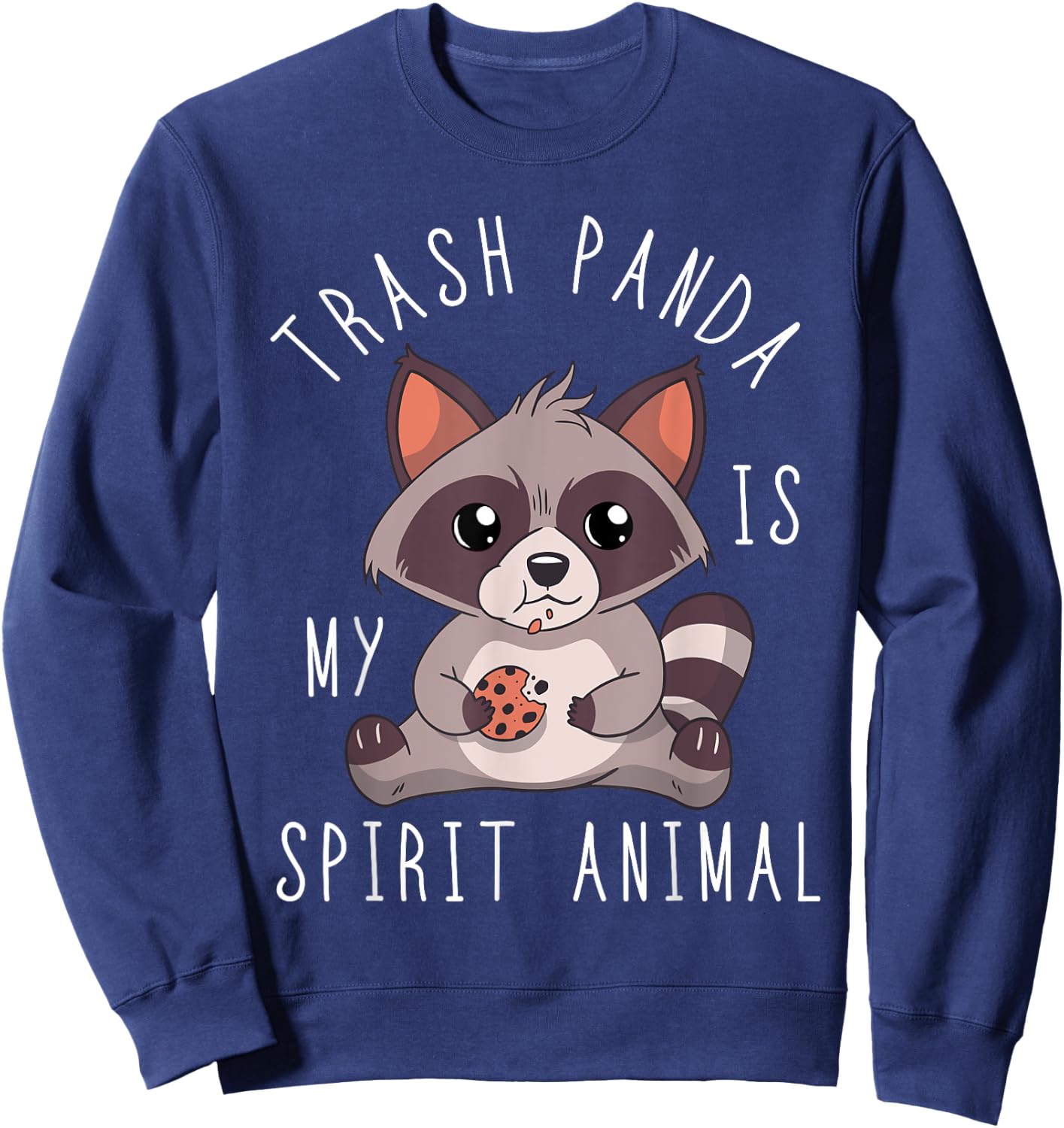 Trash Panda Spirit Animal Raccoon Mammal Garbage Trash Sweatshirt - Sweatshirt | Navy