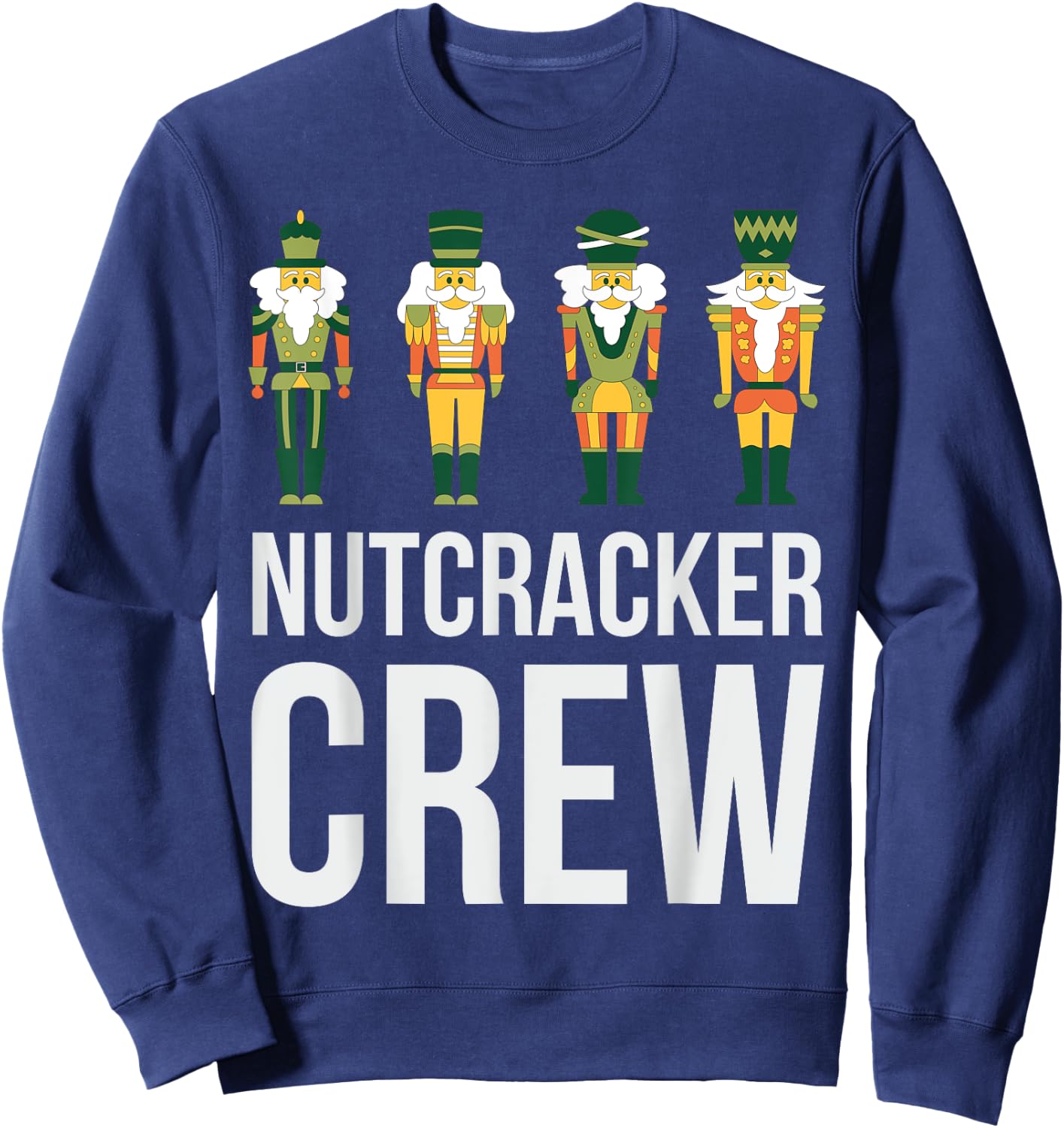 Nutcracker Crew Family Matching Xmas Boys Men Santa Sweatshirt - Sweatshirt | Navy