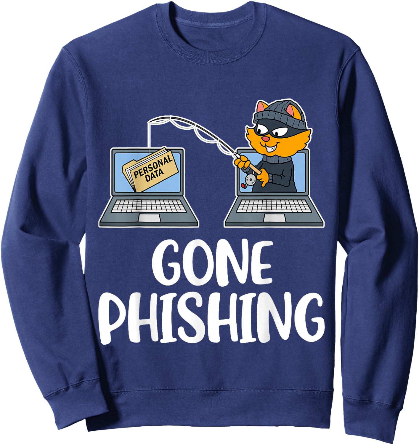 Phishing Gone Sweatshirt - Sweatshirt | Navy