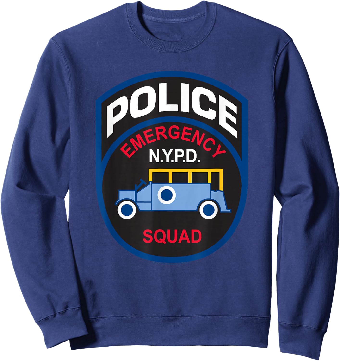 New York City NYPD Emergency Squad Sweatshirt - Sweatshirt | Navy