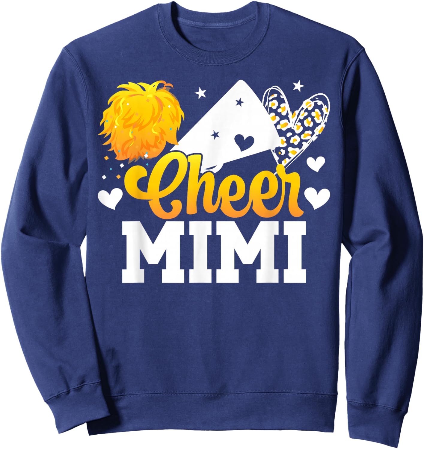 Cheer Mimi Of A Cheerleader Mimi Cheerleading Mimi Grandma Sweatshirt - Sweatshirt | Navy