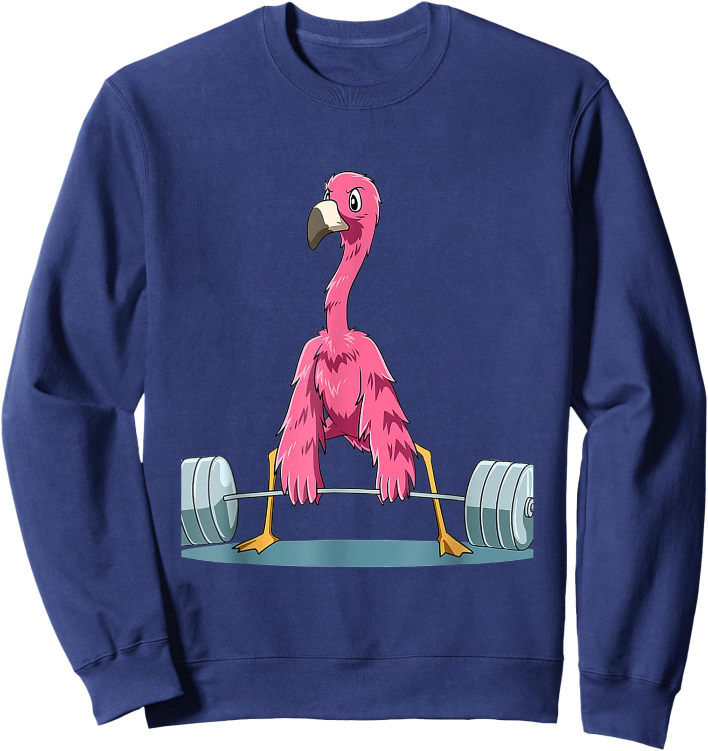 Weightlifting Flamingo Deadlifting Flamingo Powerl Sweatshirt - Sweatshirt | Navy