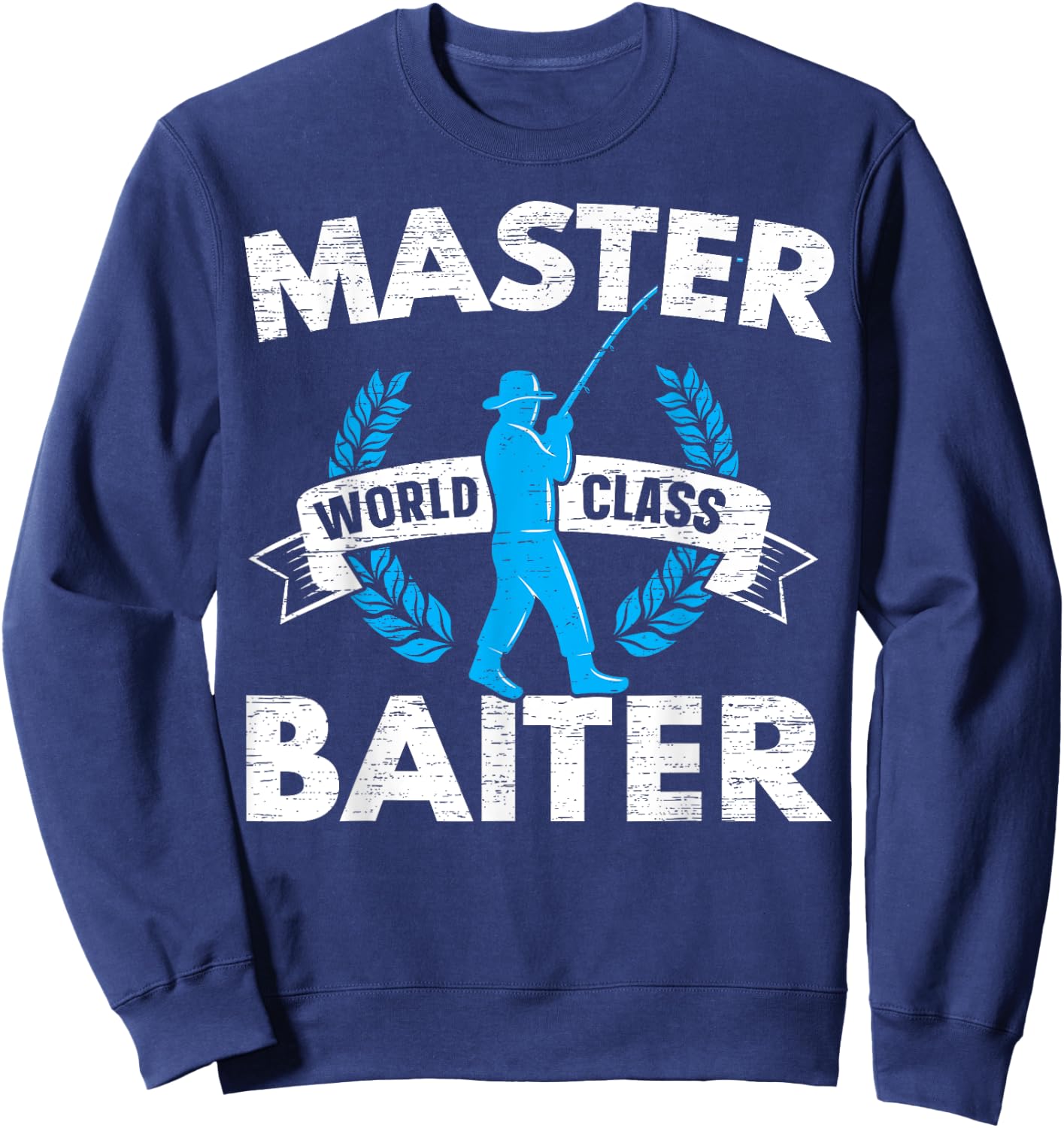 Master World Class Bait Fisherman Sweatshirt - Sweatshirt | Navy