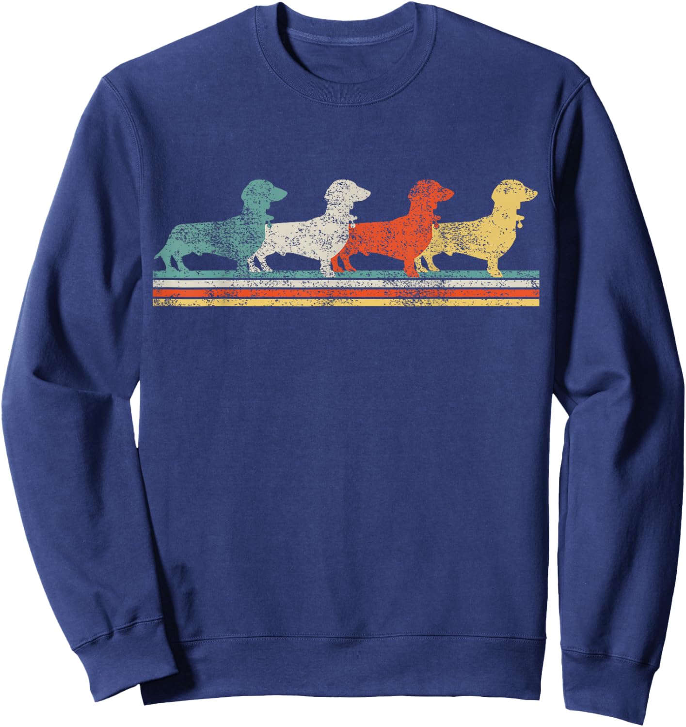 Dachshund Wiener Weiner Doxie Small Sweatshirt - Sweatshirt | Navy