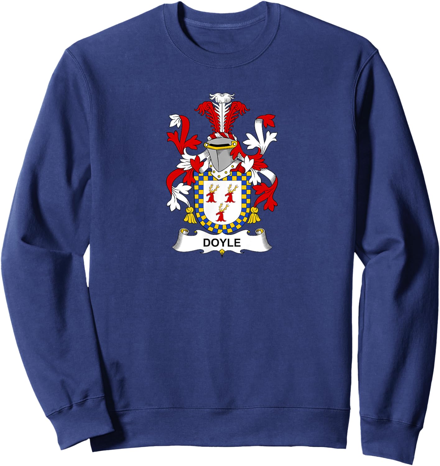Doyle Coat of Arms - Family Crest Sweatshirt - Sweatshirt | Navy