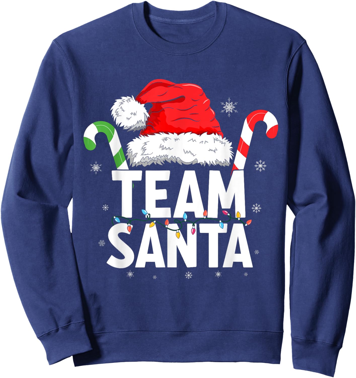 Team Santa Christmas Family Matching Sweatshirt - Sweatshirt | Navy