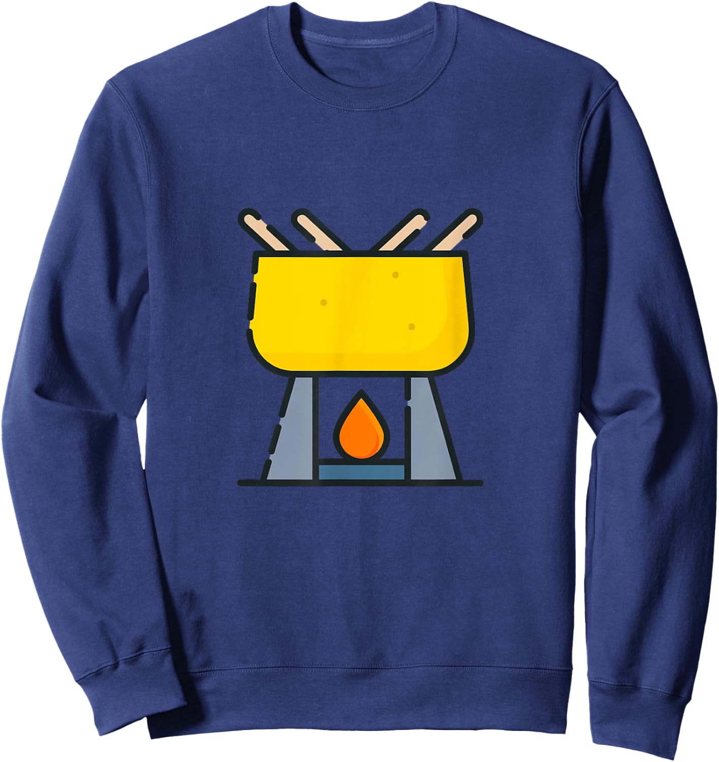 Fondue Pot Sweatshirt - Sweatshirt | Navy