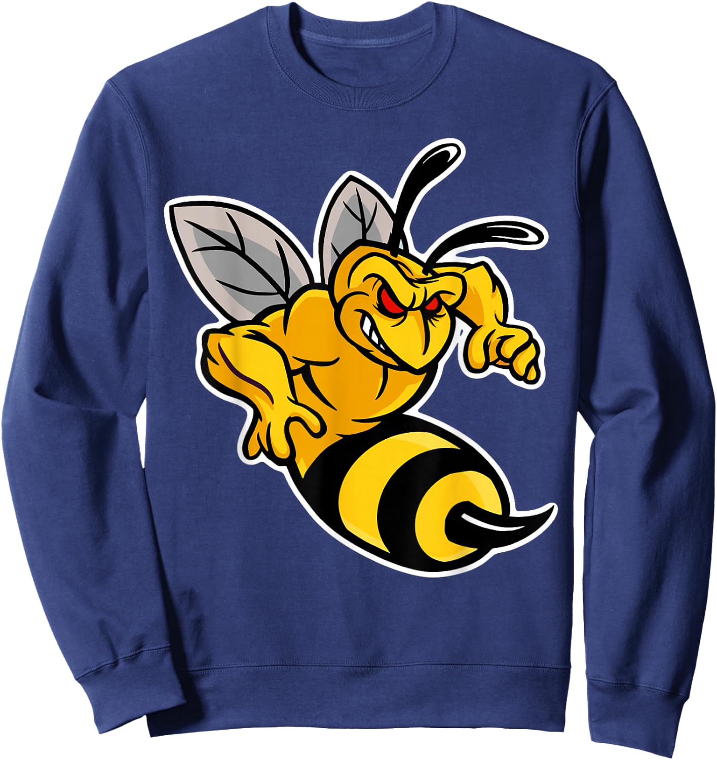 Wasps Bees Cool Logo Wasp with Spike Sweatshirt - Sweatshirt | Navy