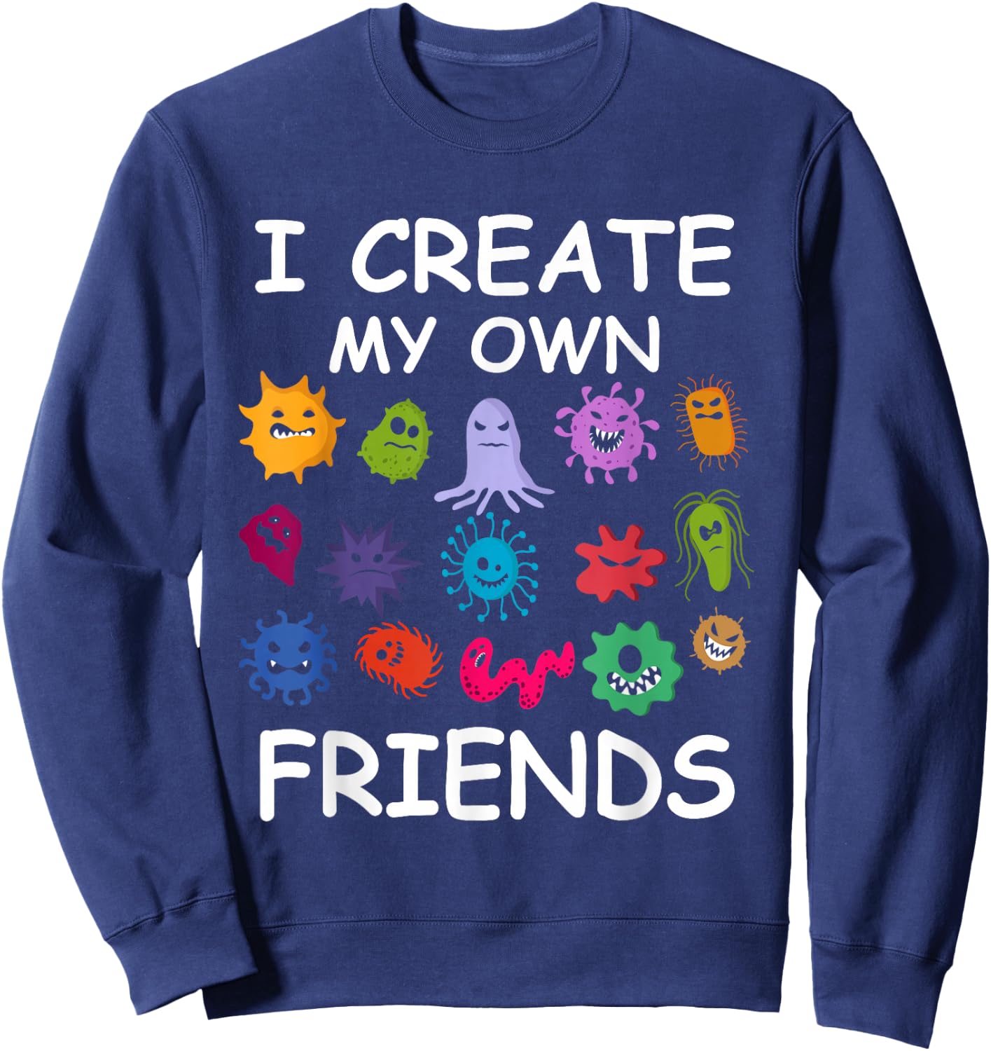 Microbiologist Molecular Biologist microbiology lab Sweatshirt - Sweatshirt | Navy