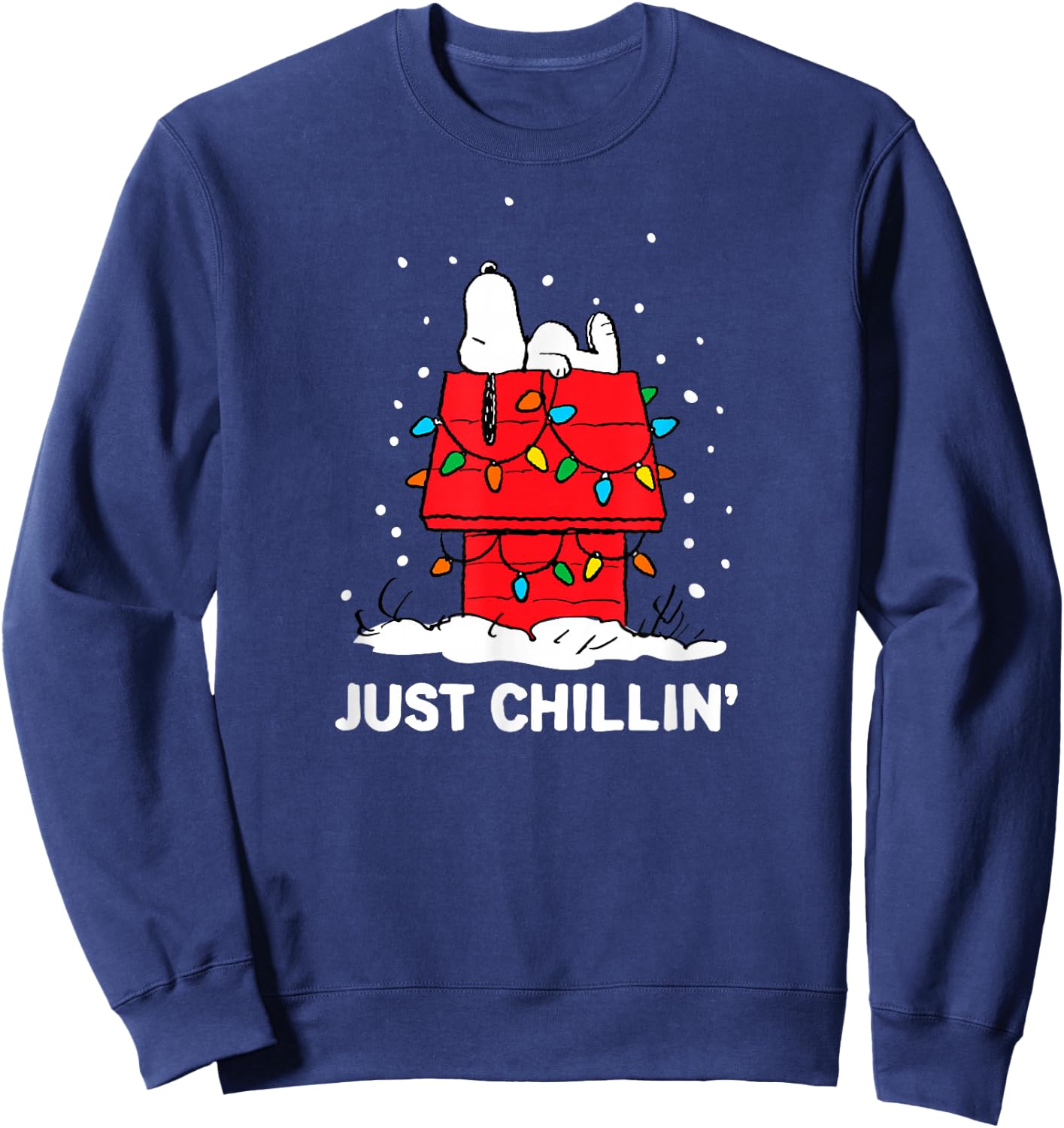 Peanuts Snoopy Just Chillin' Sweatshirt - Sweatshirt | Navy