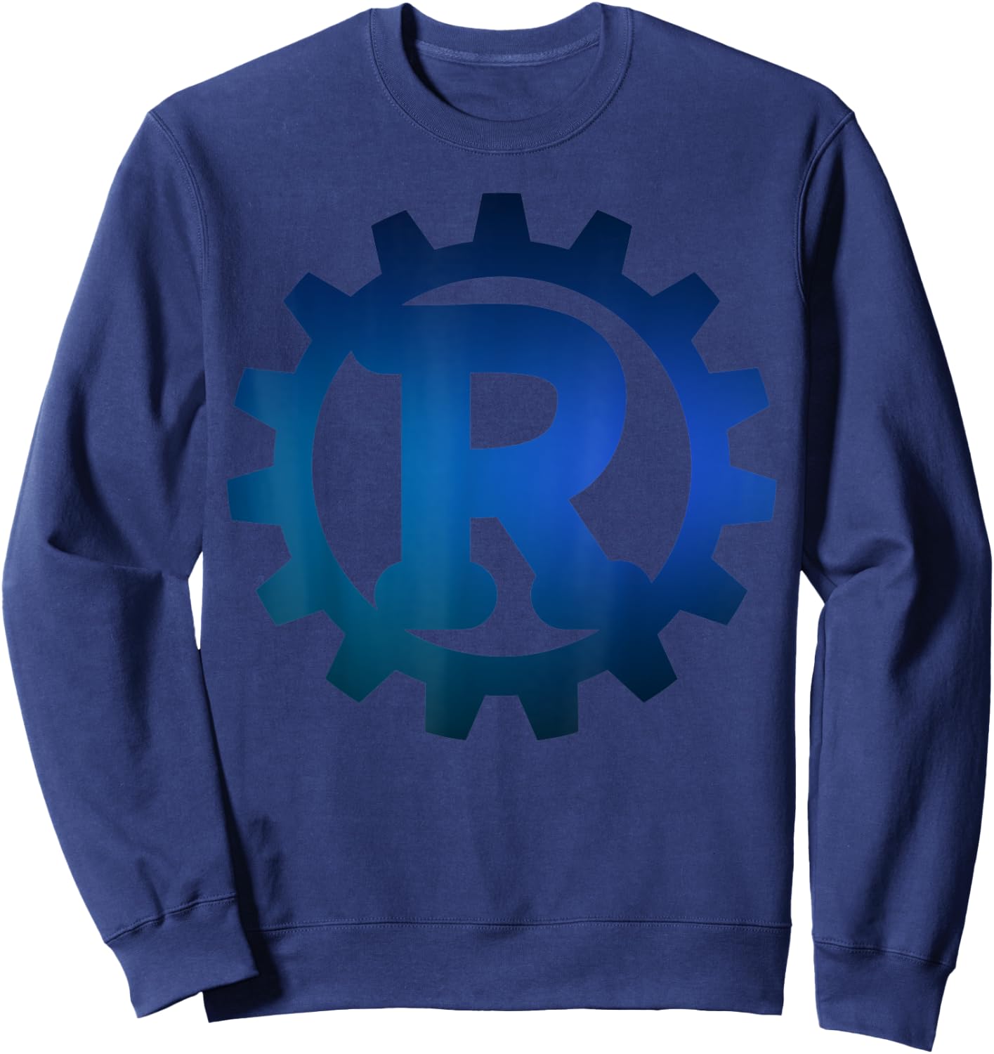 Cool Rust Logo t shirt Computer Software Programmer Sweatshirt - Sweatshirt | Navy