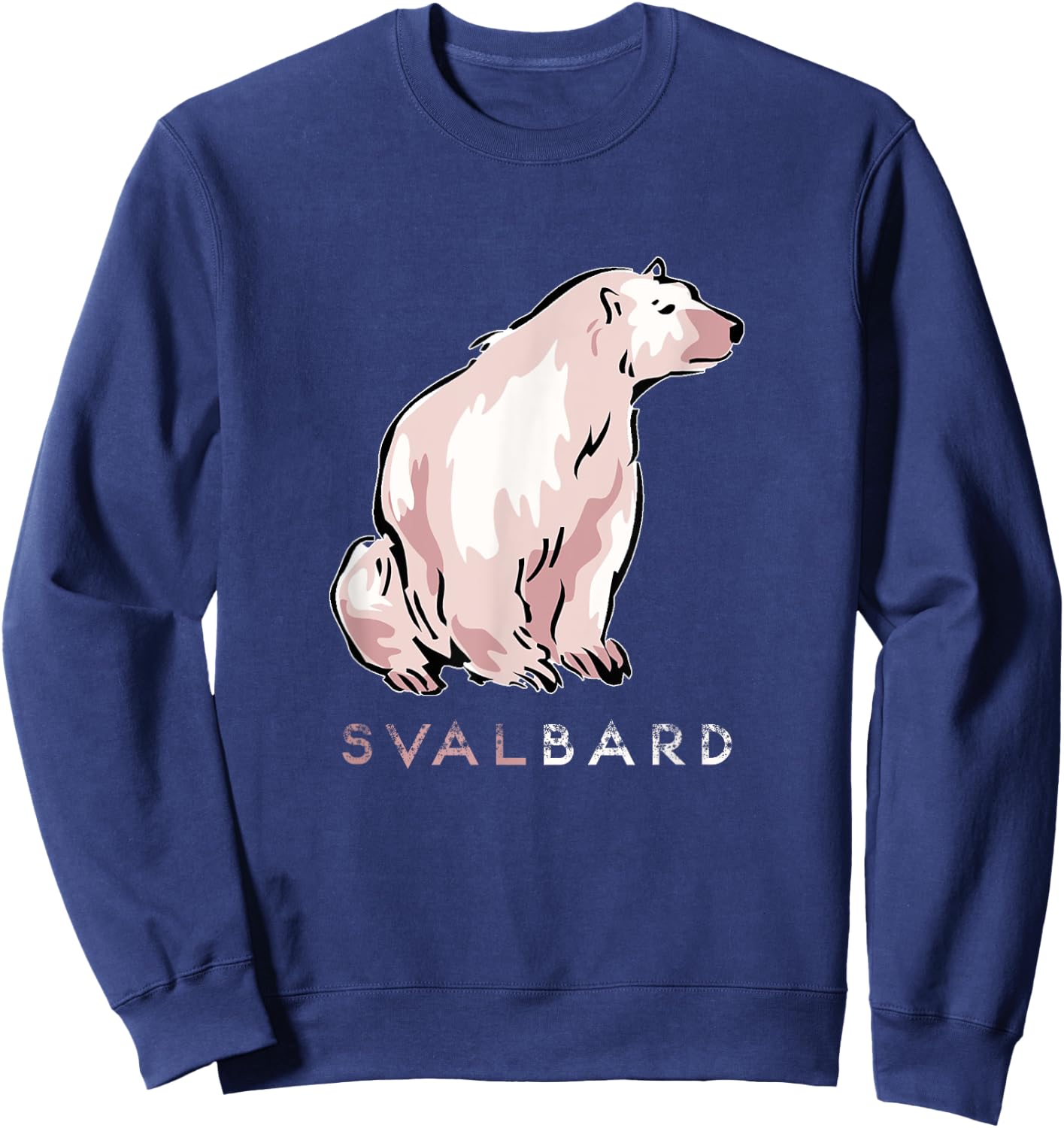 Svalbard The Polar Bear Arctic Circle Norway Sweatshirt - Sweatshirt | Navy