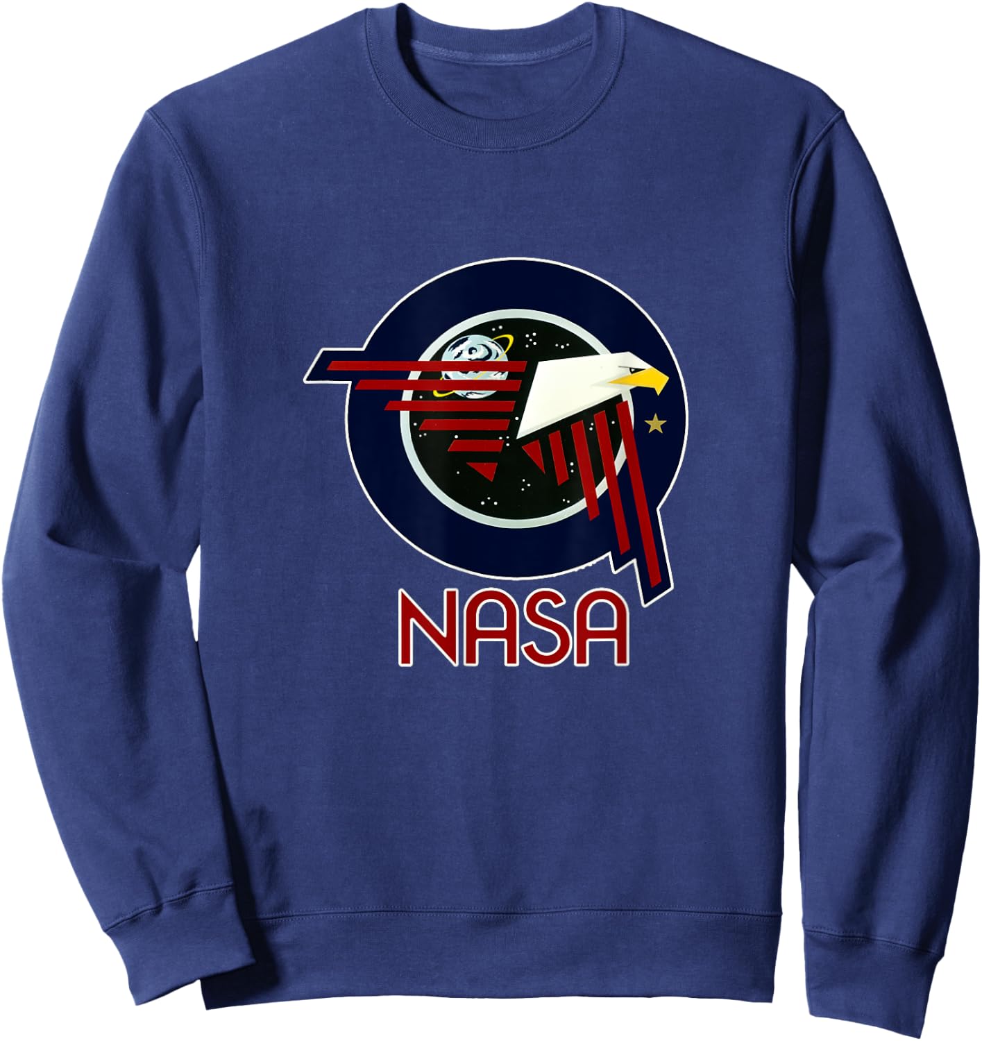 Retro Astronaut Patch NASA Sweatshirt - Sweatshirt | Navy