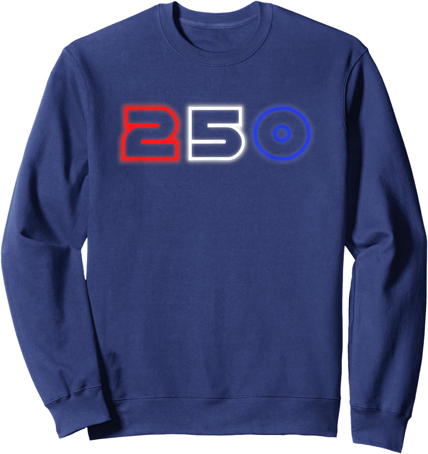 America 250 Anniversary Shirt - Patriotic 1776-2026 Sweatshirt - Sweatshirt | Navy