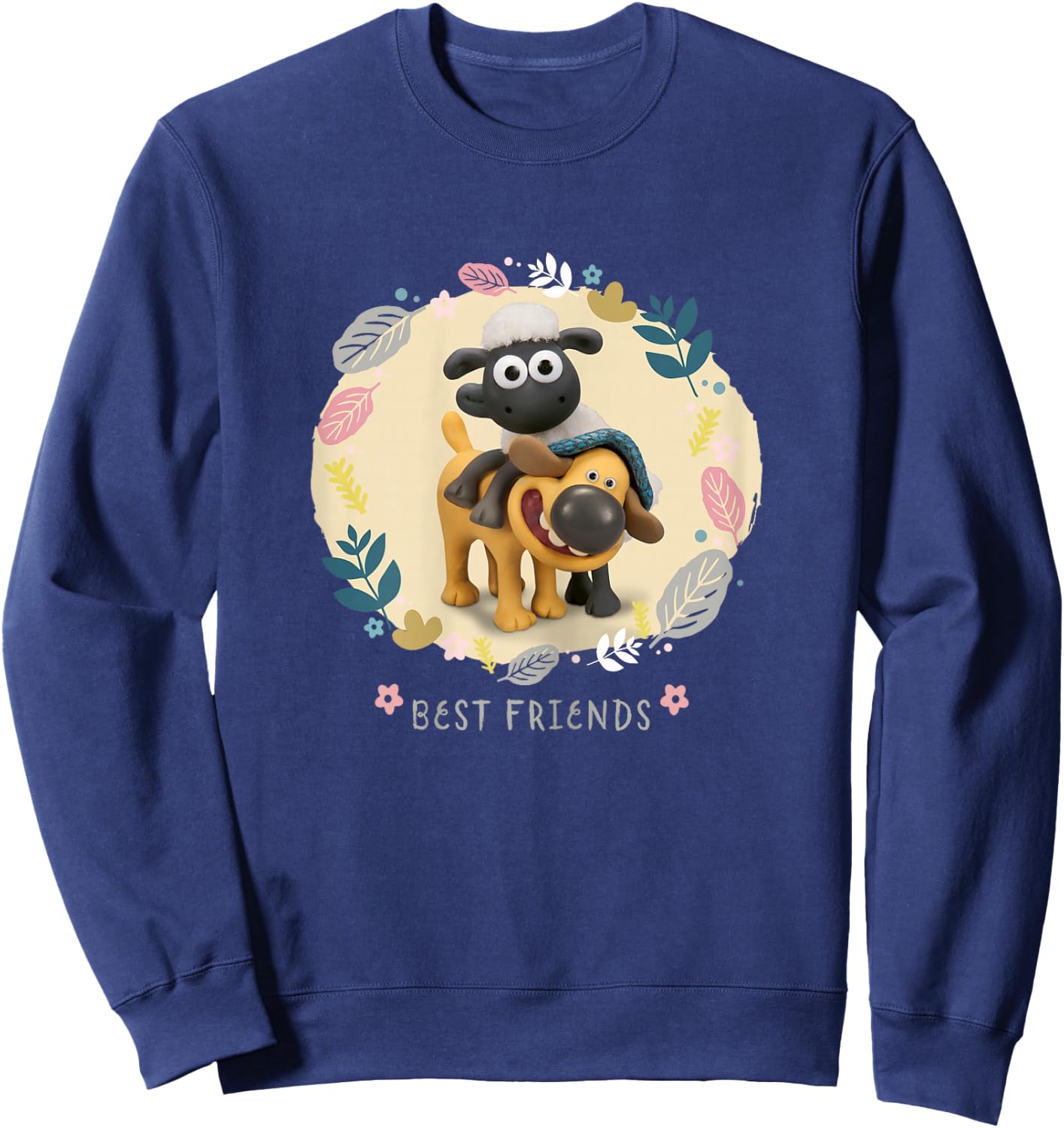 Shaun The Sheep: Best Friends Sweatshirt - Sweatshirt | Navy