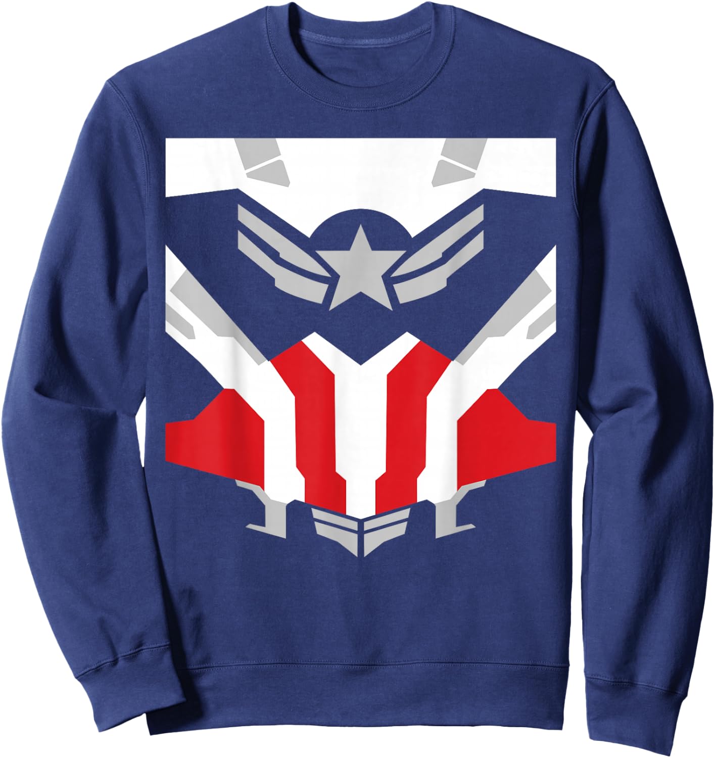 Marvel Falcon Captain America Uniform Sweatshirt - Sweatshirt | Navy