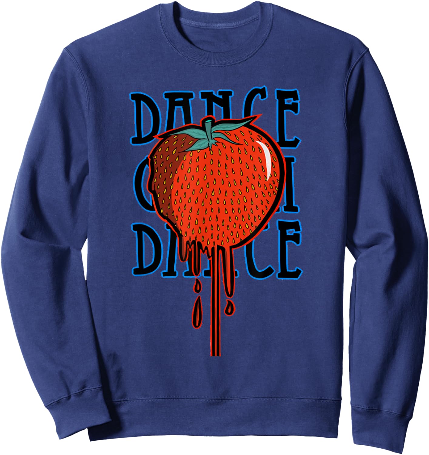 Dance Gavin Dance merch- we own the night -Dance Gavin Dance Sweatshirt - Sweatshirt | Navy