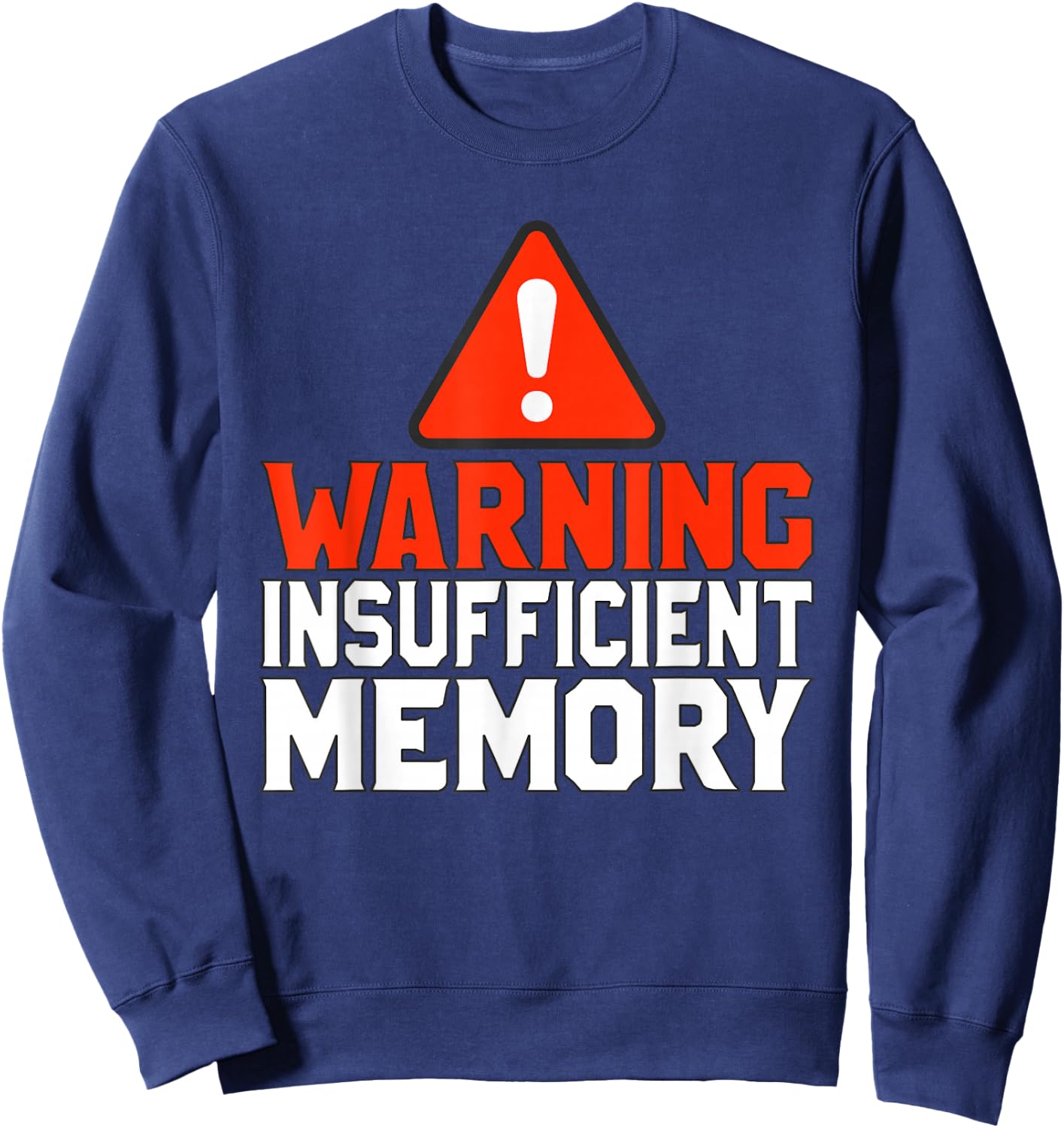 Warning information memory Sweatshirt - Sweatshirt | Navy
