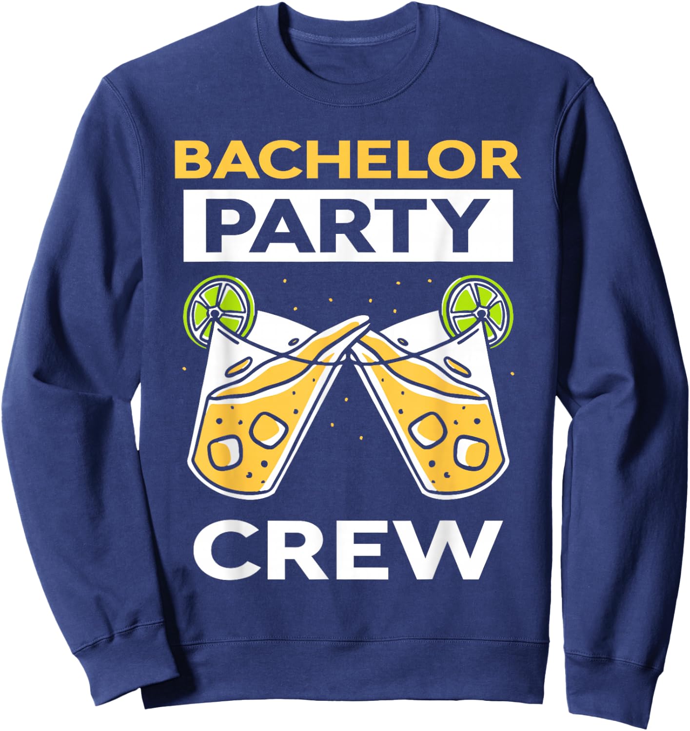 Bachelor Party Crew Bride Groom Team Sweatshirt - Sweatshirt | Navy
