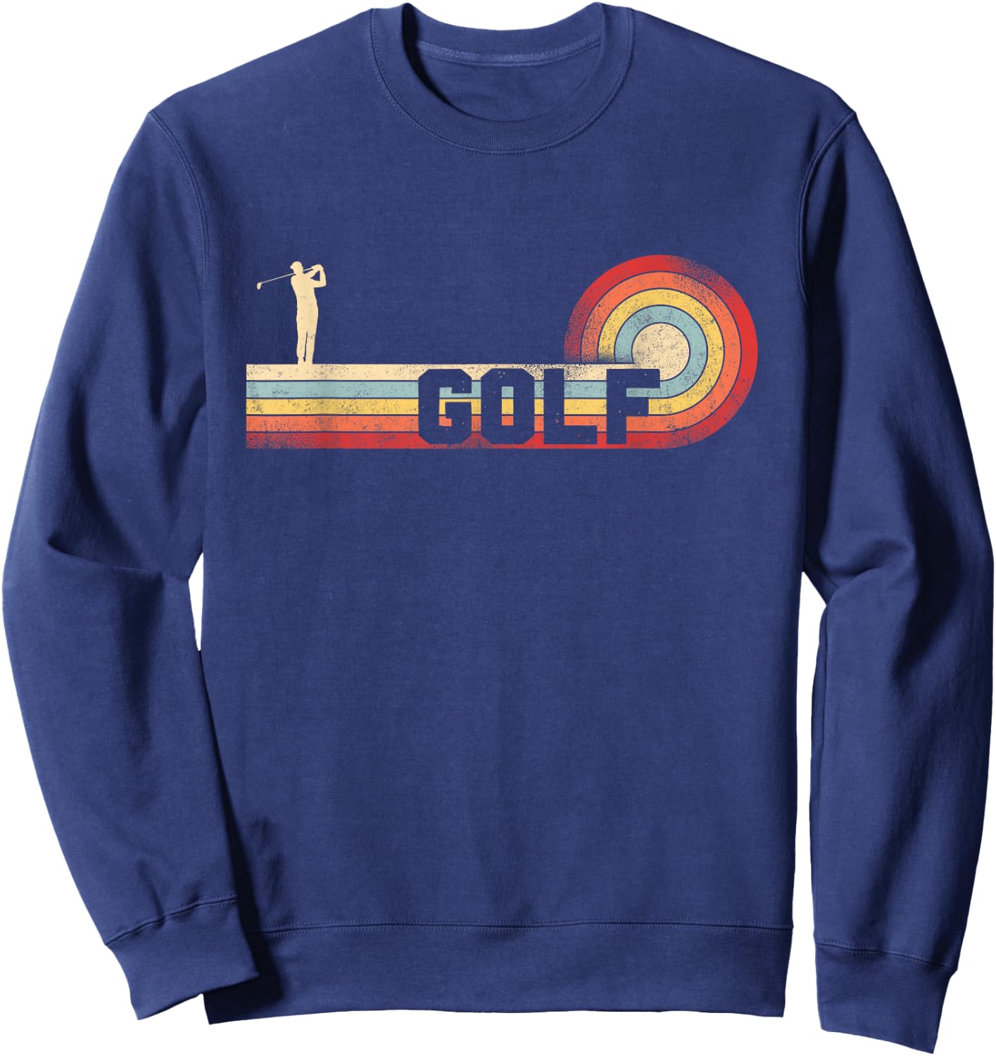 Golf Retro Vintage Golf Sweatshirt - Sweatshirt | Navy