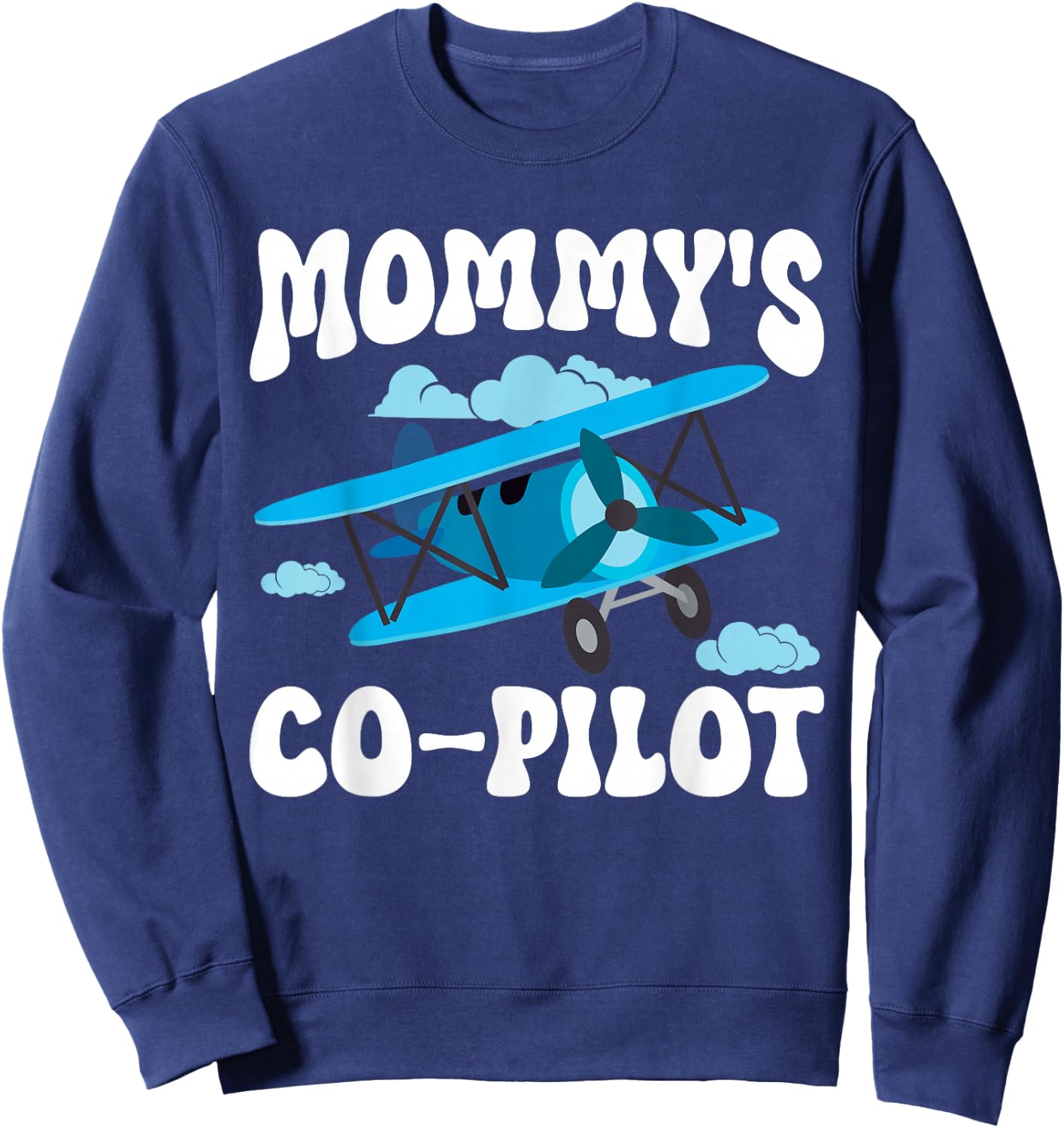 Aeroplane Pilot Mother Pilots Sweatshirt - Sweatshirt | Navy
