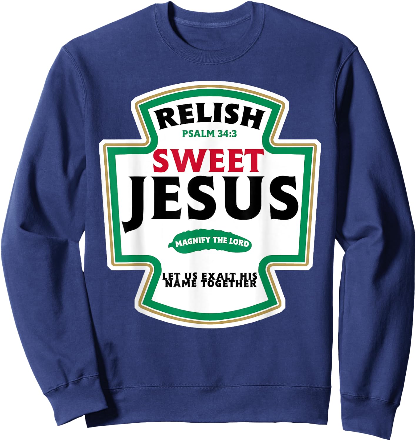 Relish Sweet Jesus Sweatshirt - Sweatshirt | Navy