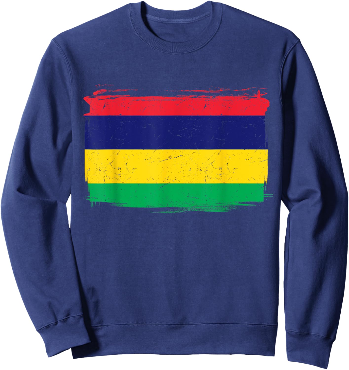 Mauritius Flag Women Men Kids Sweatshirt - Sweatshirt | Navy