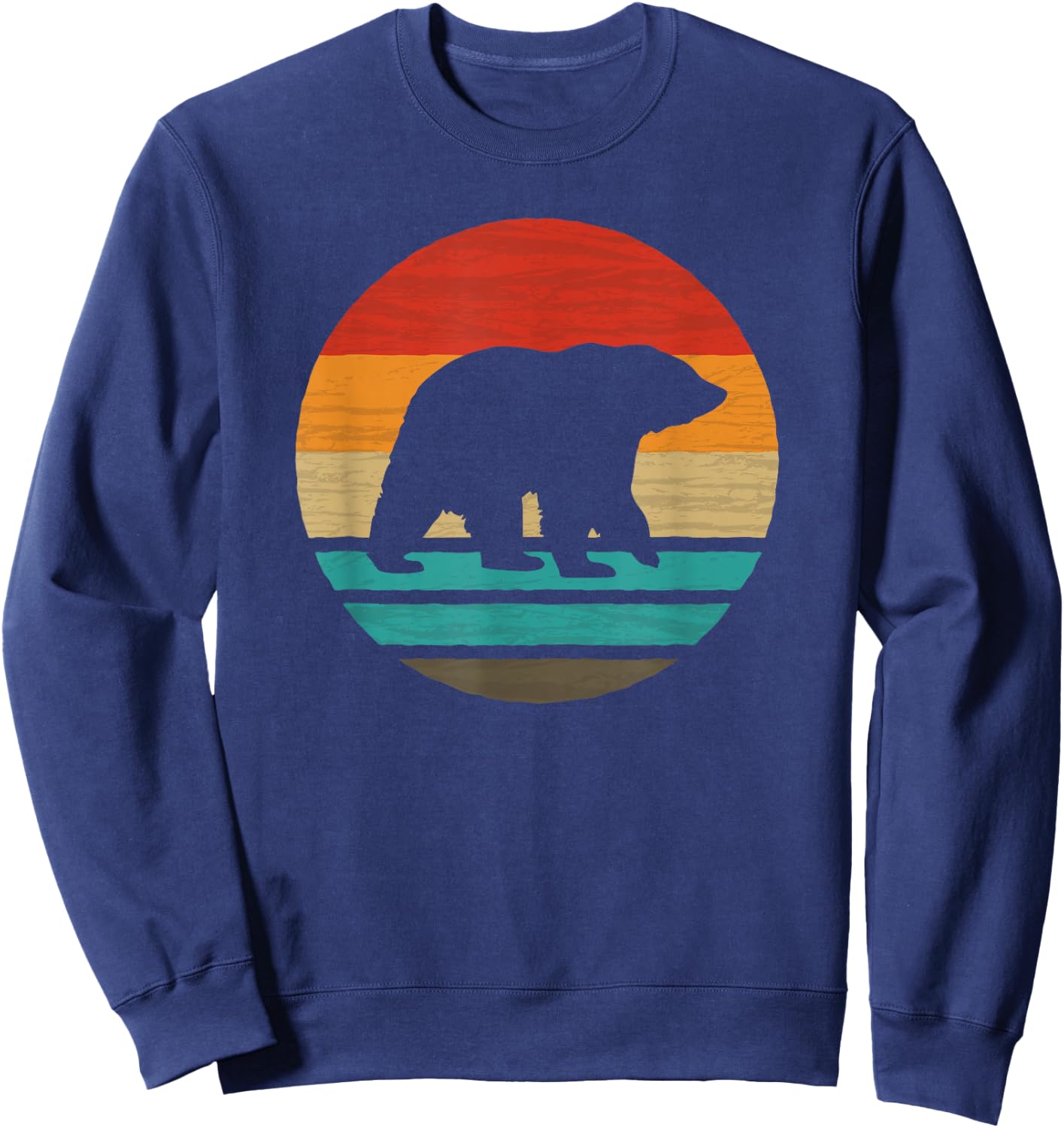 Bear Retro Style Vintage Sweatshirt - Sweatshirt | Navy