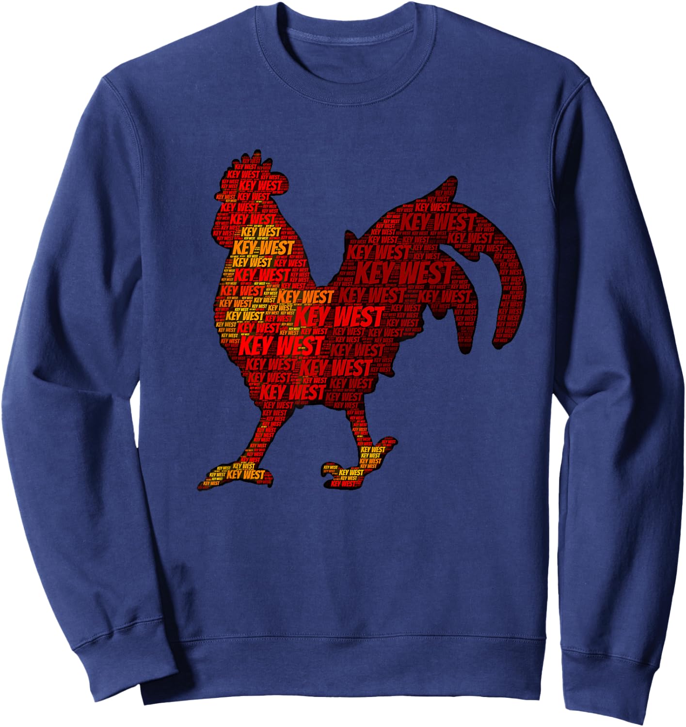 Key West Florida Keys Chicken Sweatshirt - Sweatshirt | Navy