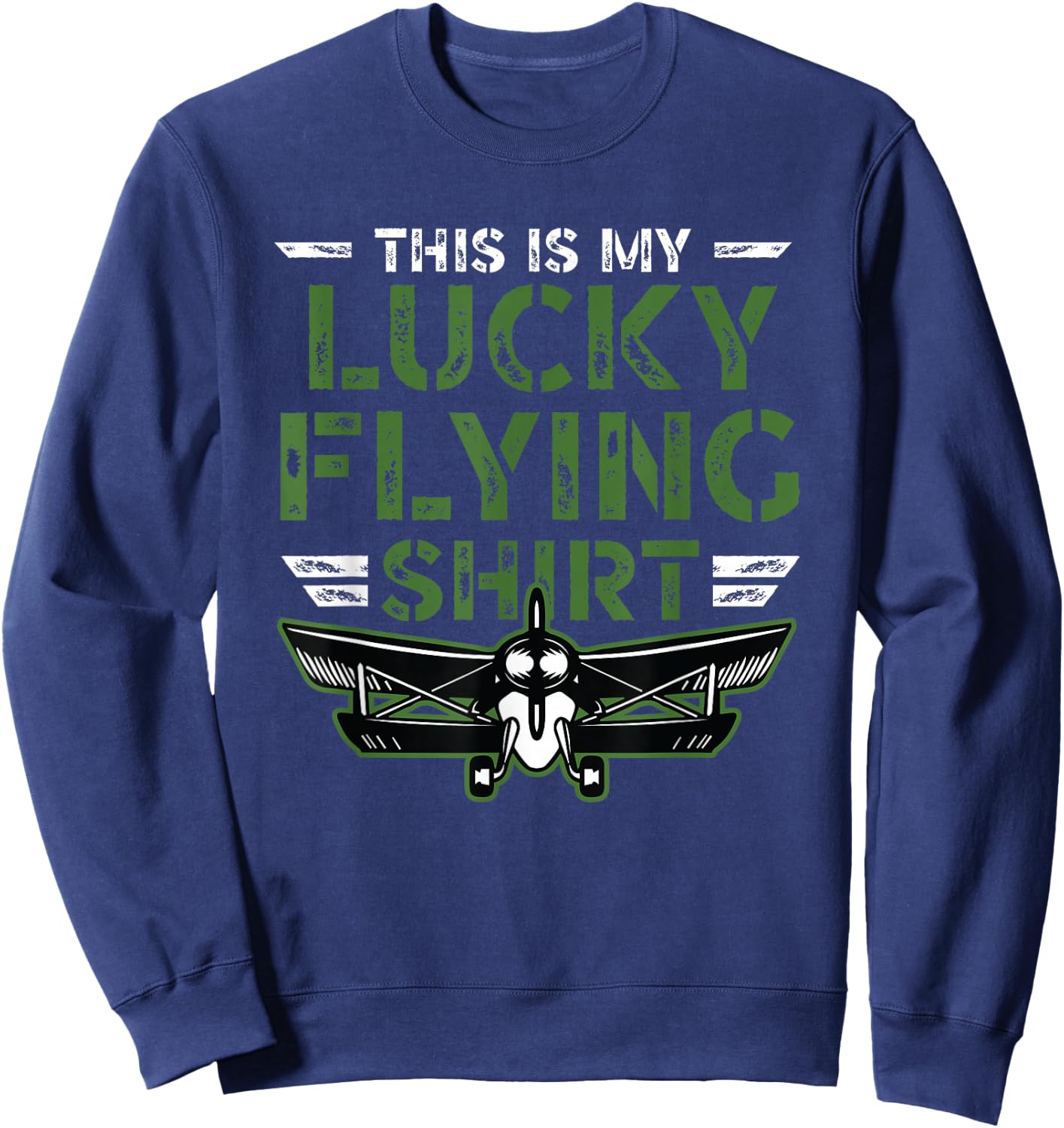 This Is My Lucky Flying Sweatshirt - Sweatshirt | Navy