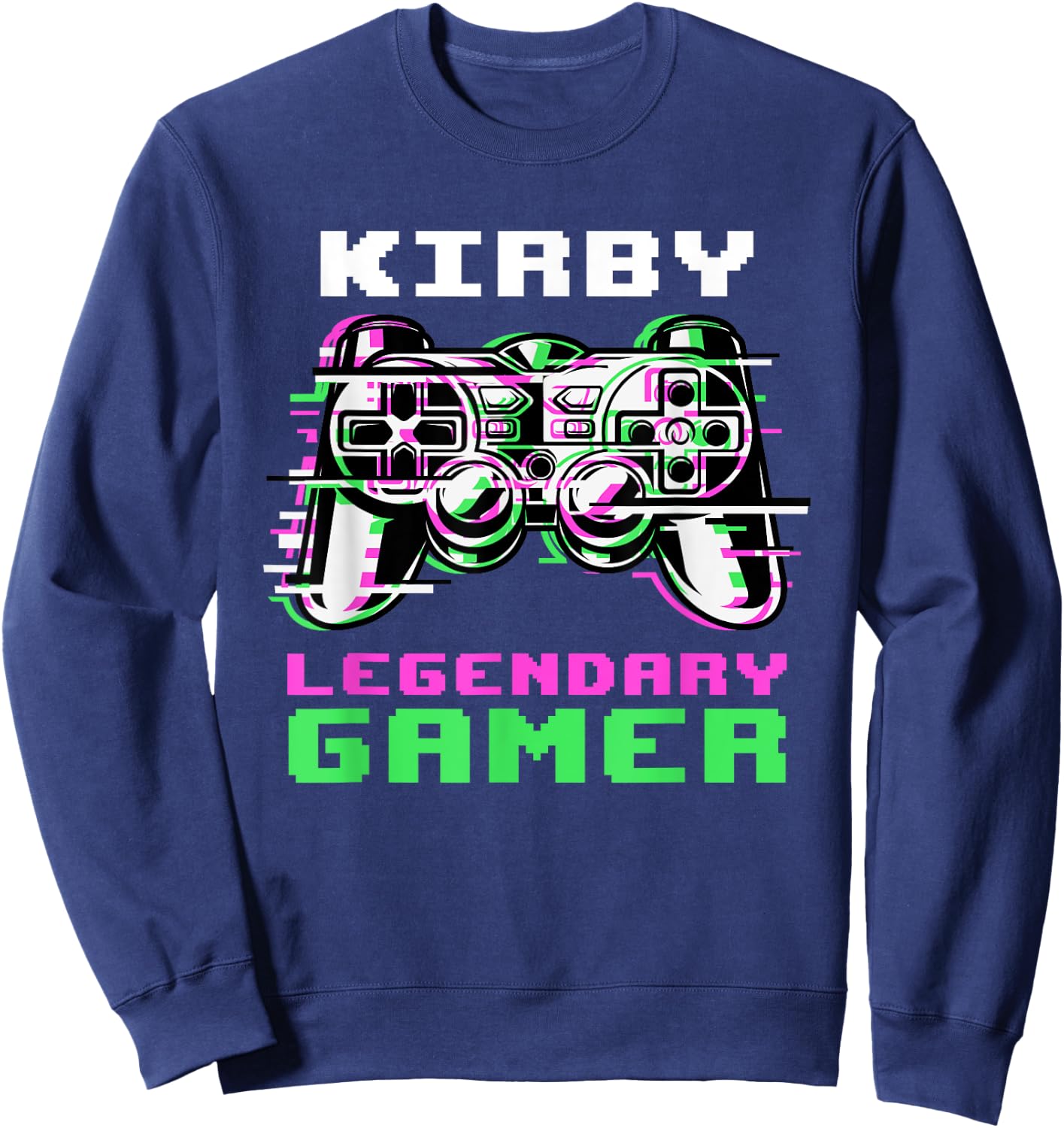 Kirby - Legendary Gamer - Personalized Sweatshirt - Sweatshirt | Navy