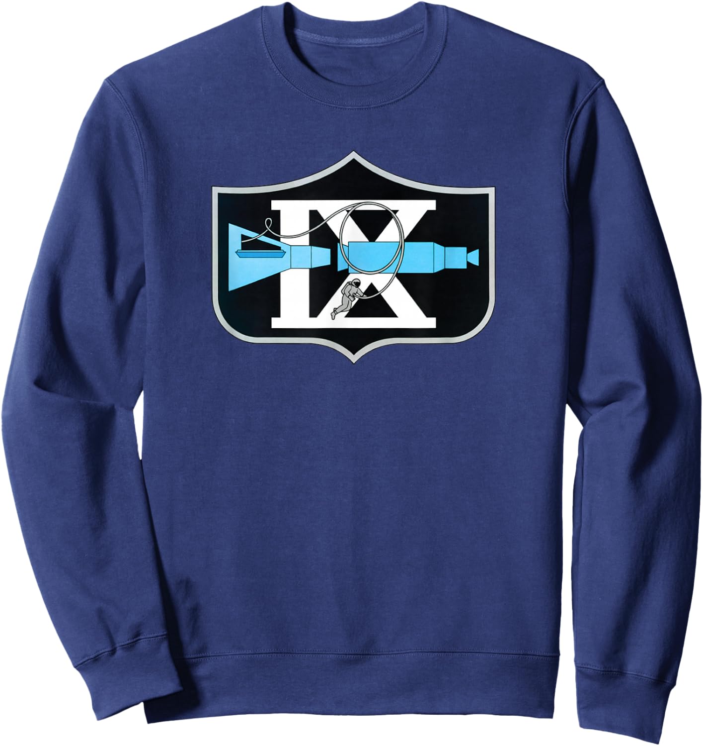 Gemini IX - Project Gemini Crew Missions Patch NASA Sweatshirt - Sweatshirt | Navy