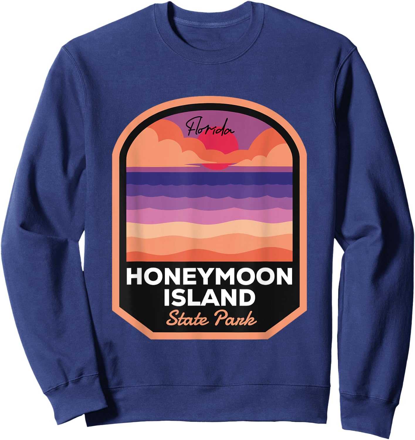 Honeymoon Island State Park Florida Sweatshirt - Sweatshirt | Navy