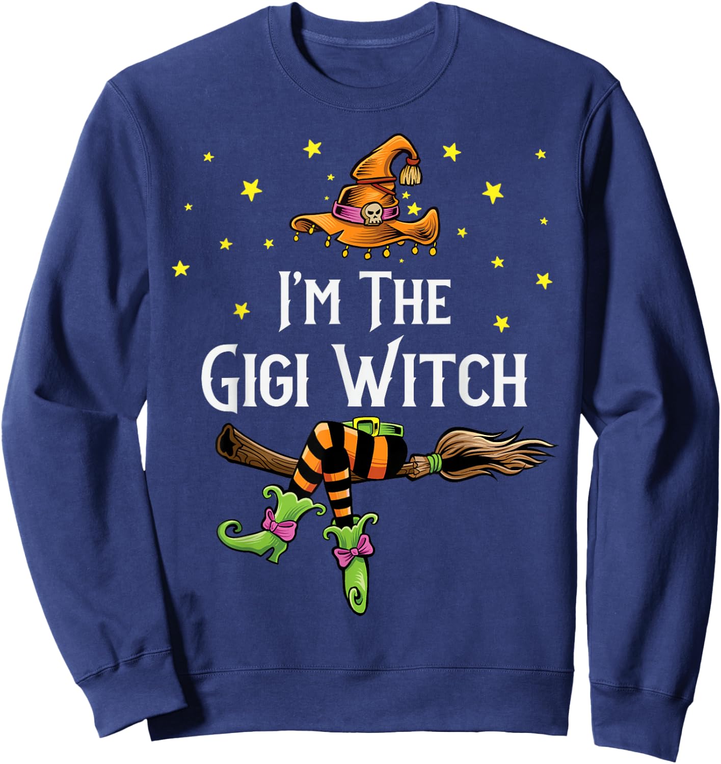 Im The Gigi Witch Halloween Matching Group Costume Sweatshirt - Sweatshirt | Navy
