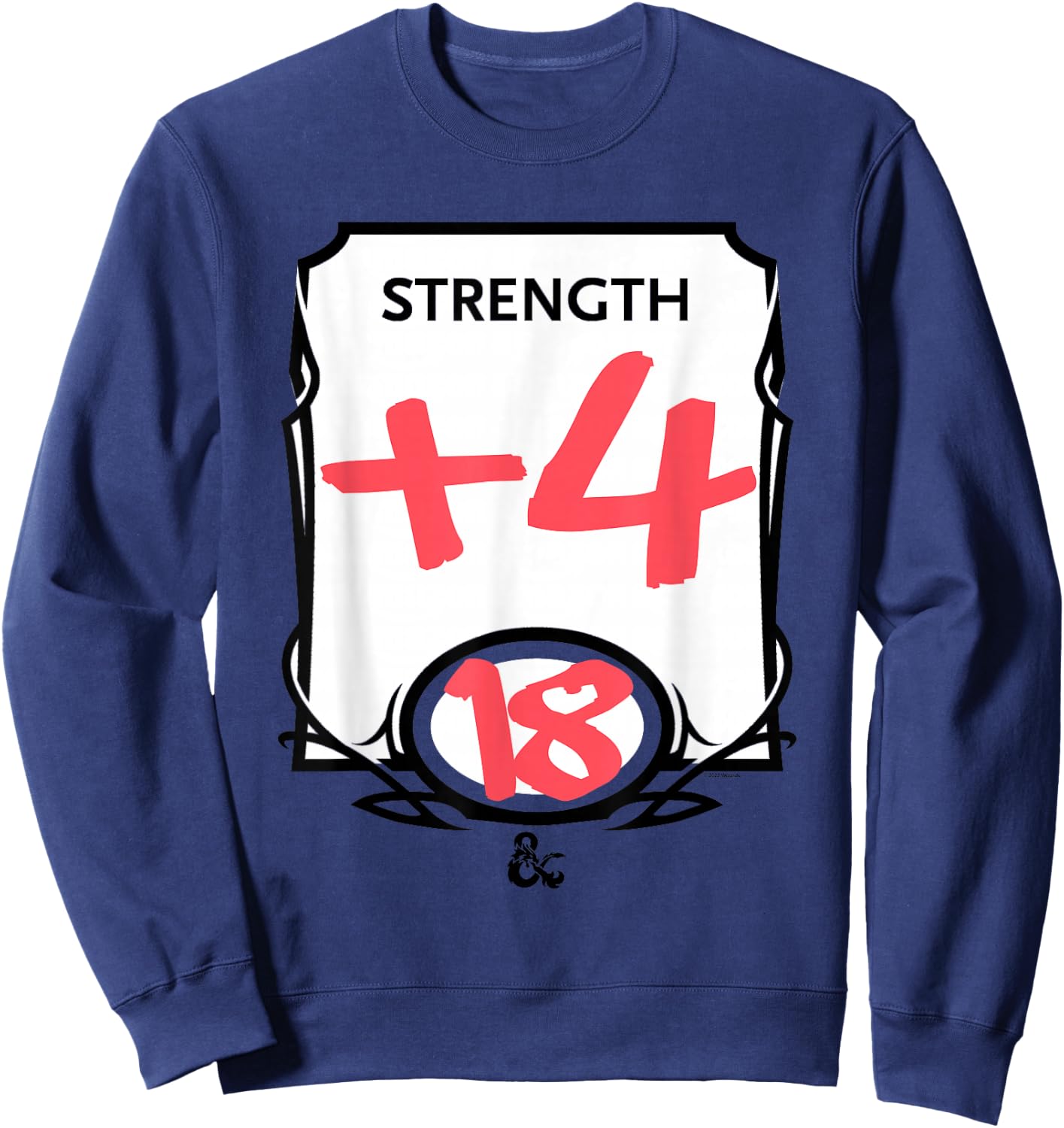 Dungeons & Dragons Strength Sweatshirt - Sweatshirt | Navy